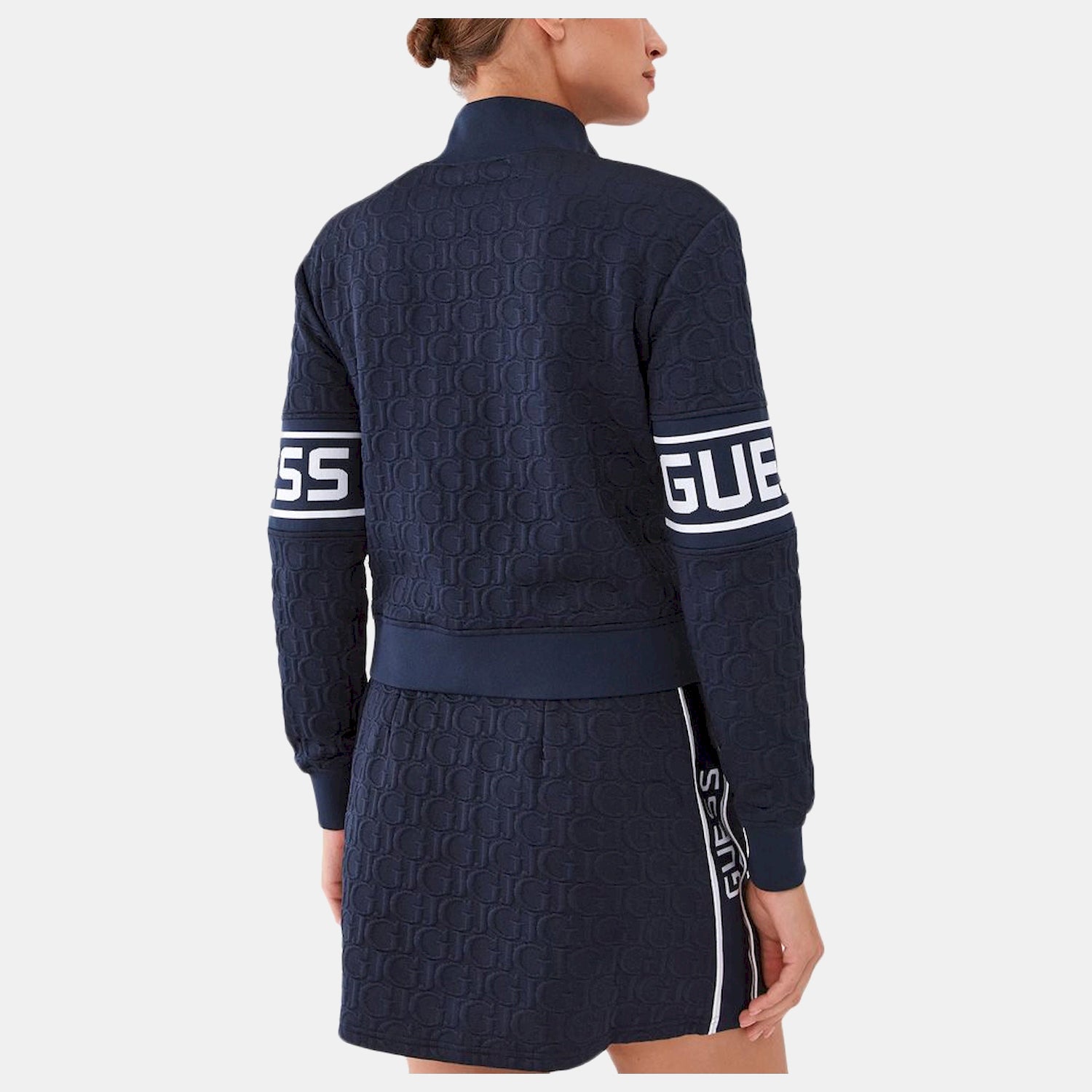 Guess Casaco Training Sweat Training V3yq11 Kbsl0 Blue Azul_shot1
