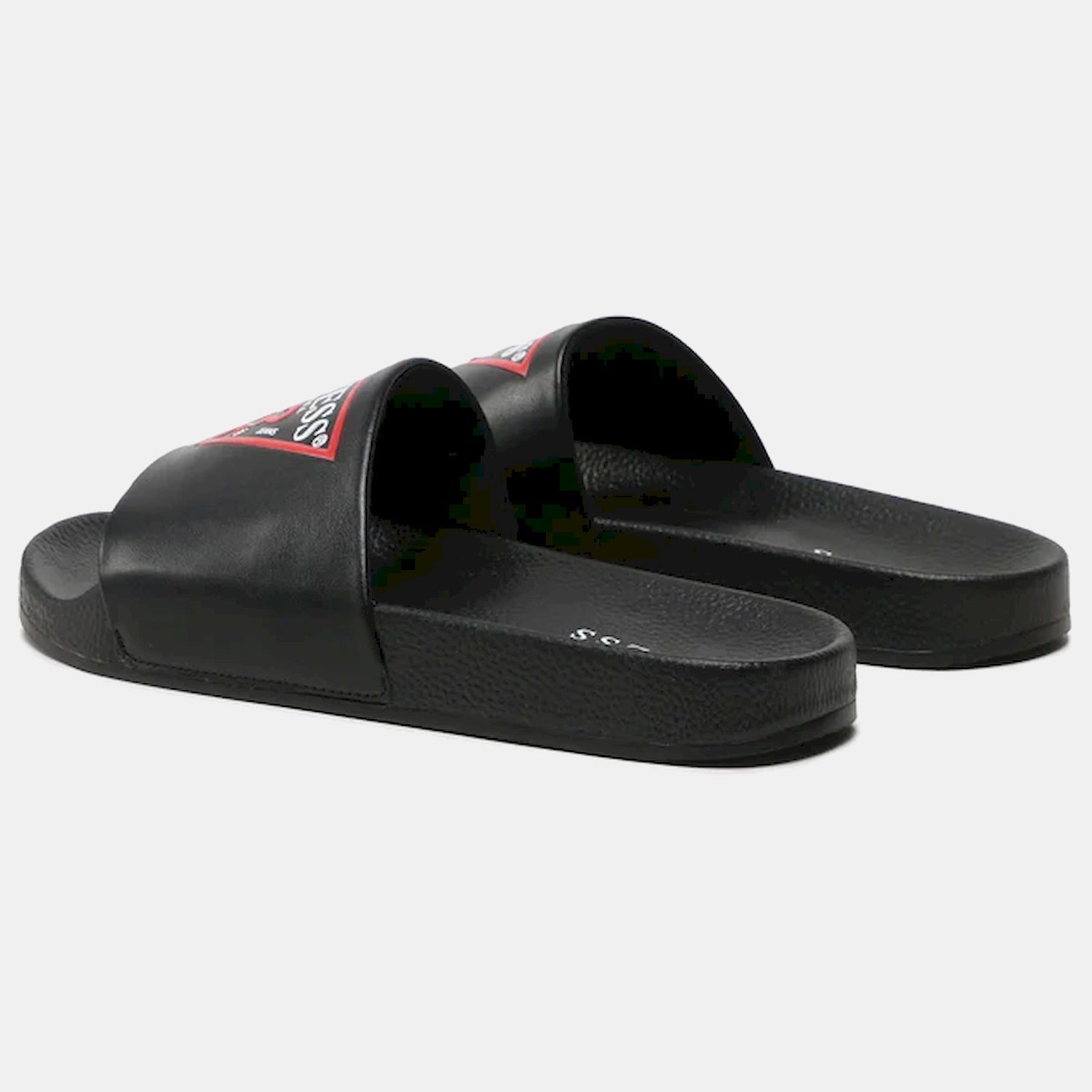 Guess Chinelos Slippers Fm6clc Black Red Preto Vermelho_shot2