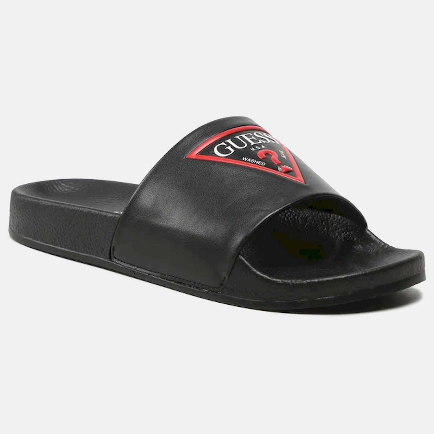 Guess Chinelos Slippers Fm6clc Black Red Preto Vermelho_shot5