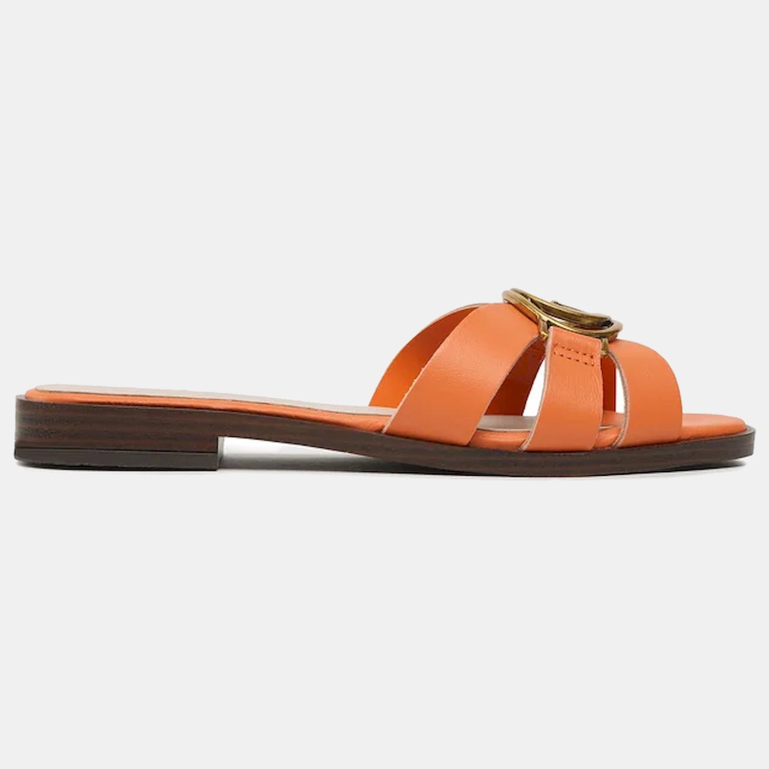 Guess Sandalias Sandals Fl6sym Orange Laranja_shot1
