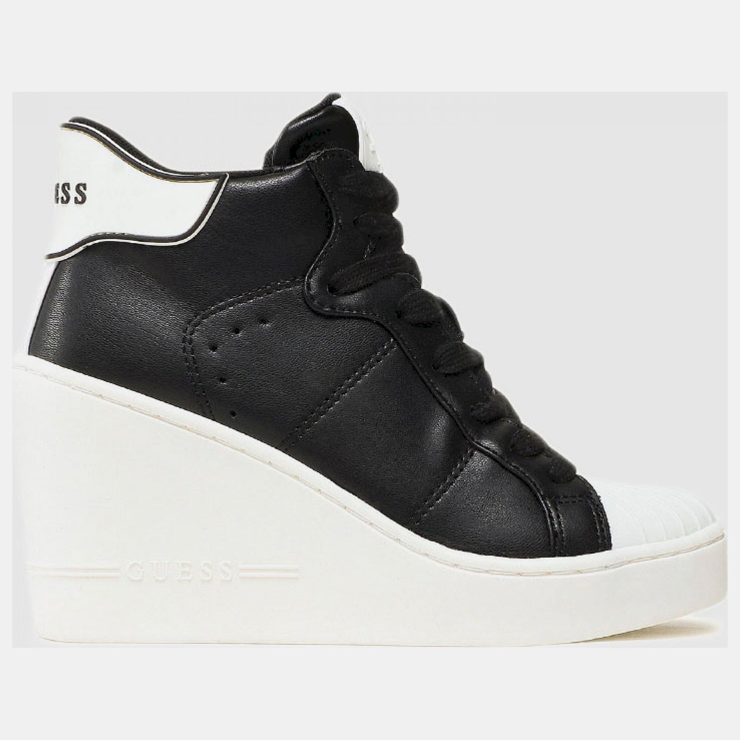 Guess Sapatilhas Bota Sneakers Boots Fl7antlea12 Black Preto_shot3