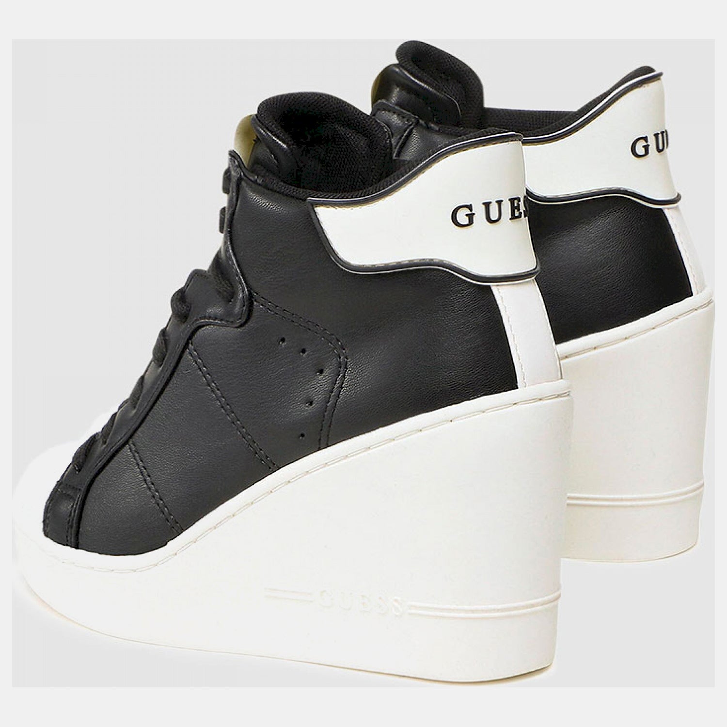 Guess Sapatilhas Bota Sneakers Boots Fl7antlea12 Black Preto_shot6
