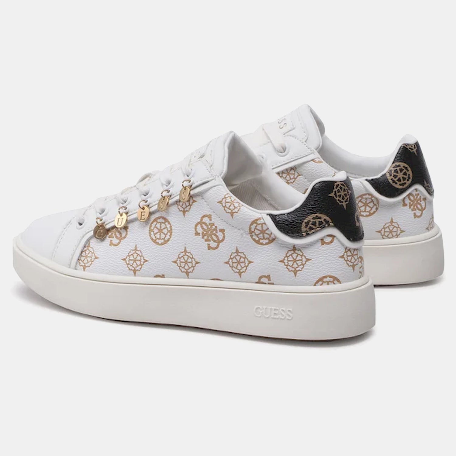 Guess Sapatilhas Sneakers Shoes Fl5mel Fal12 White.logo Branco_shot2