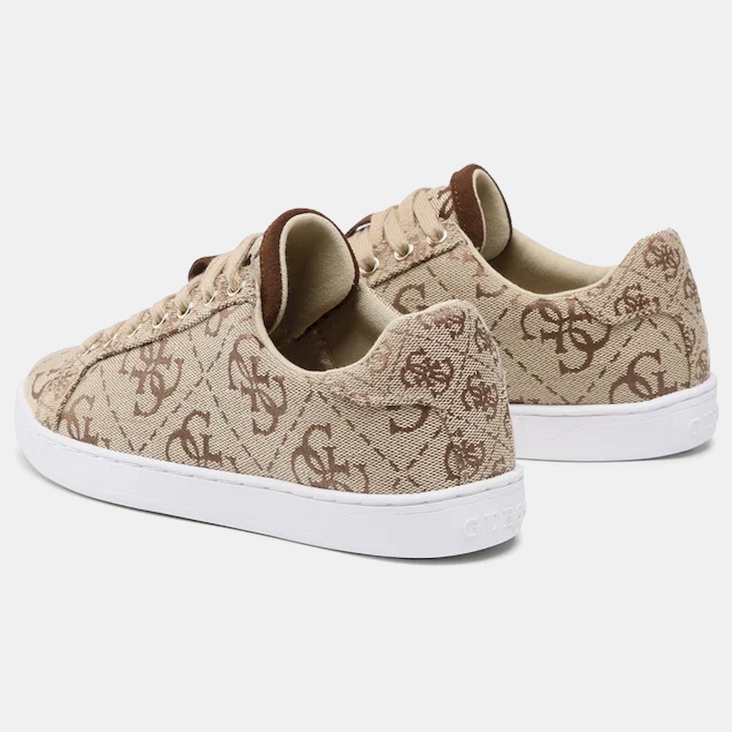 Guess Sapatilhas Sneakers Shoes Fl5rs6 Fal12 Beige.logo Beige_shot2
