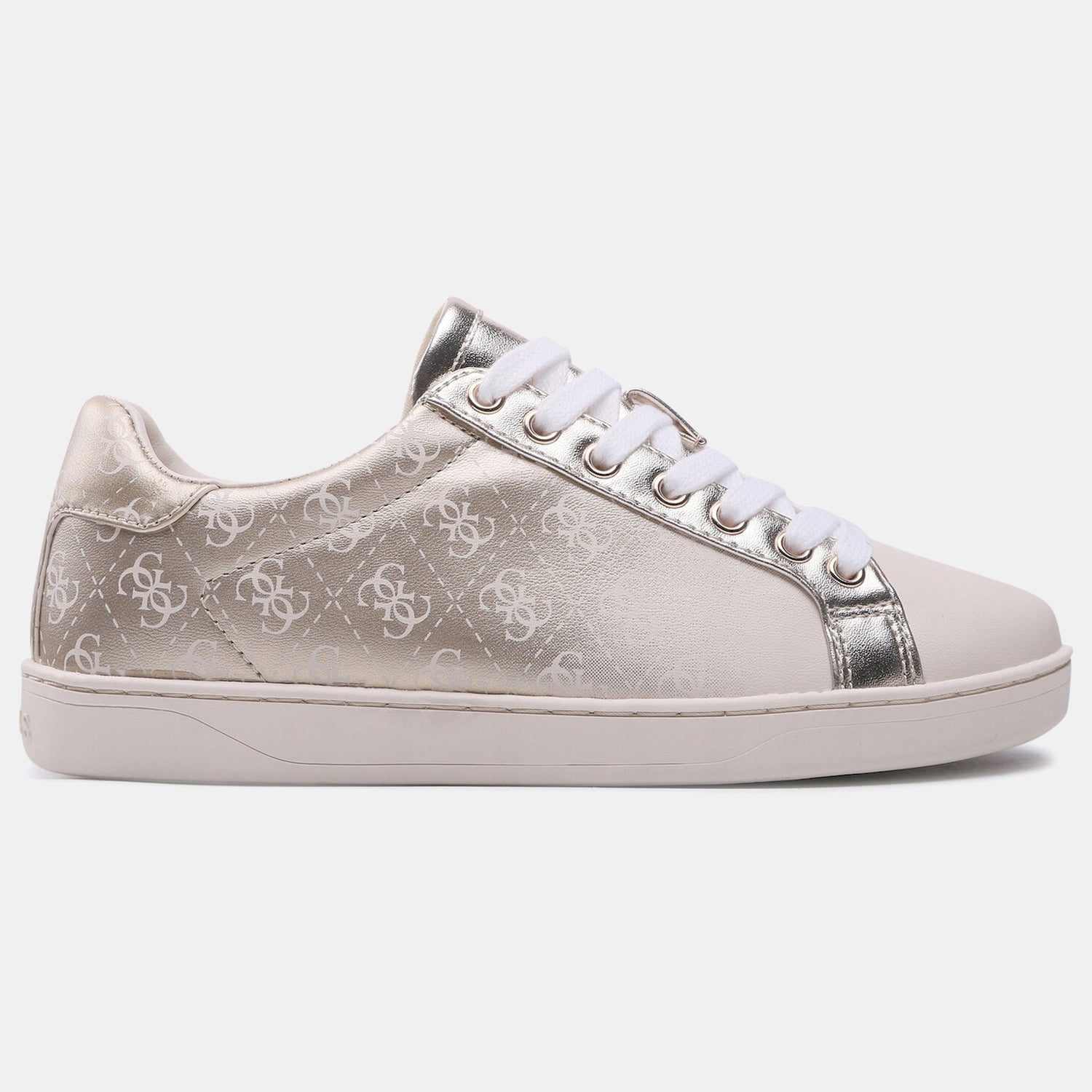 Guess Sapatilhas Sneakers Shoes Fl7rs3lea12 Whi Platin Branco Platin_shot2