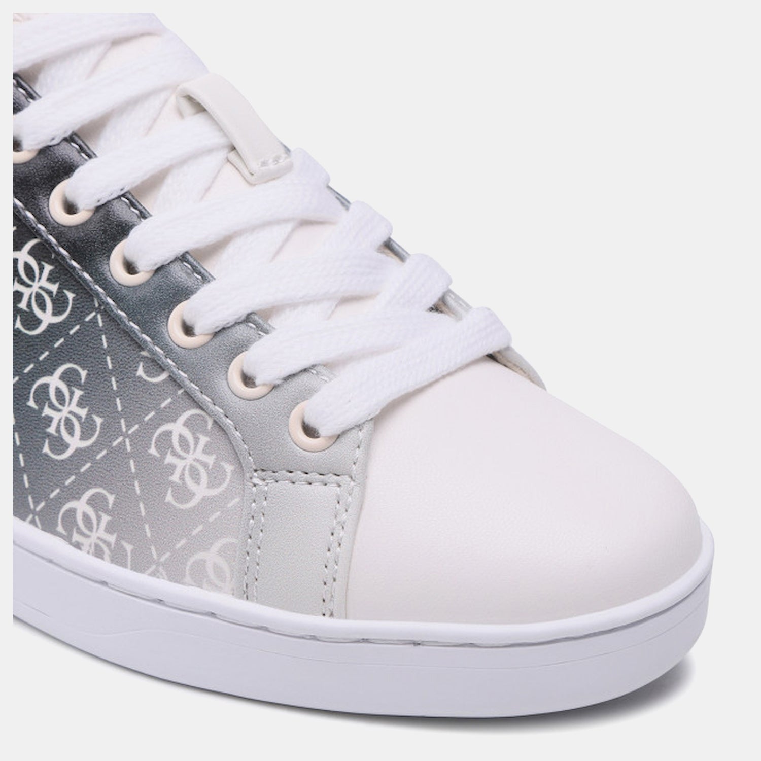 Guess Sapatilhas Sneakers Shoes Fl7rs3lea12 White Blk Branco Preto_shot2