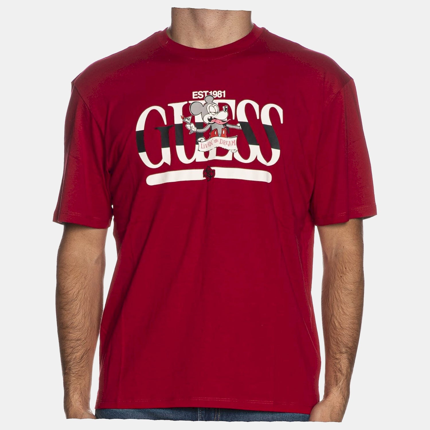 Guess T Shirt M3bi85 K9rm1 Red Vermelho_shot1