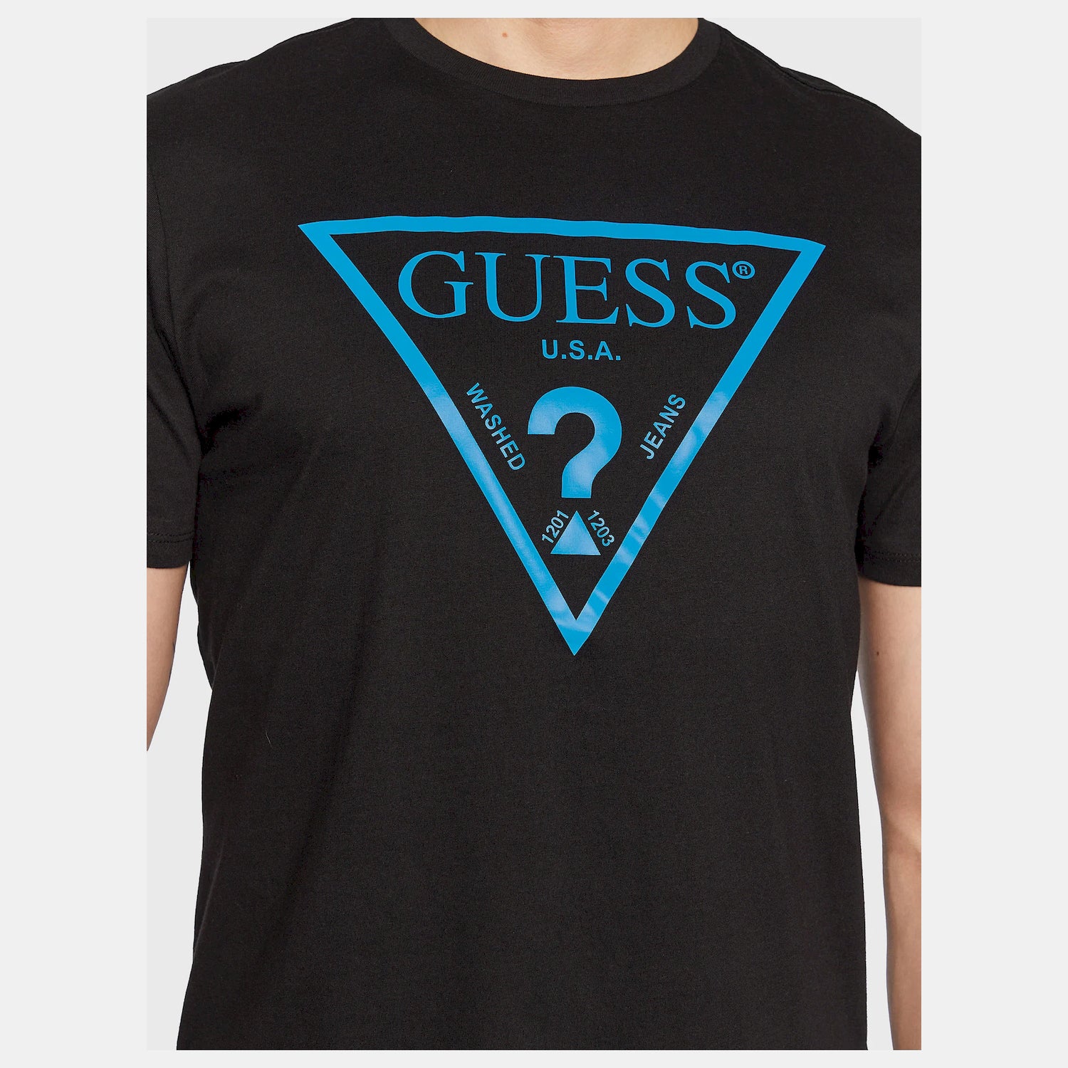 Guess T Shirt M3gi44 K9rm1 Black Preto_shot2