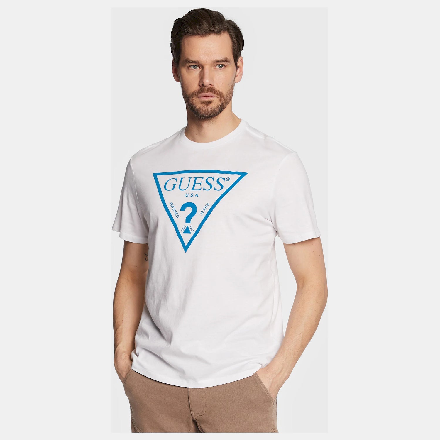Guess T Shirt M3gi44 K9rm1 White Branco_shot3