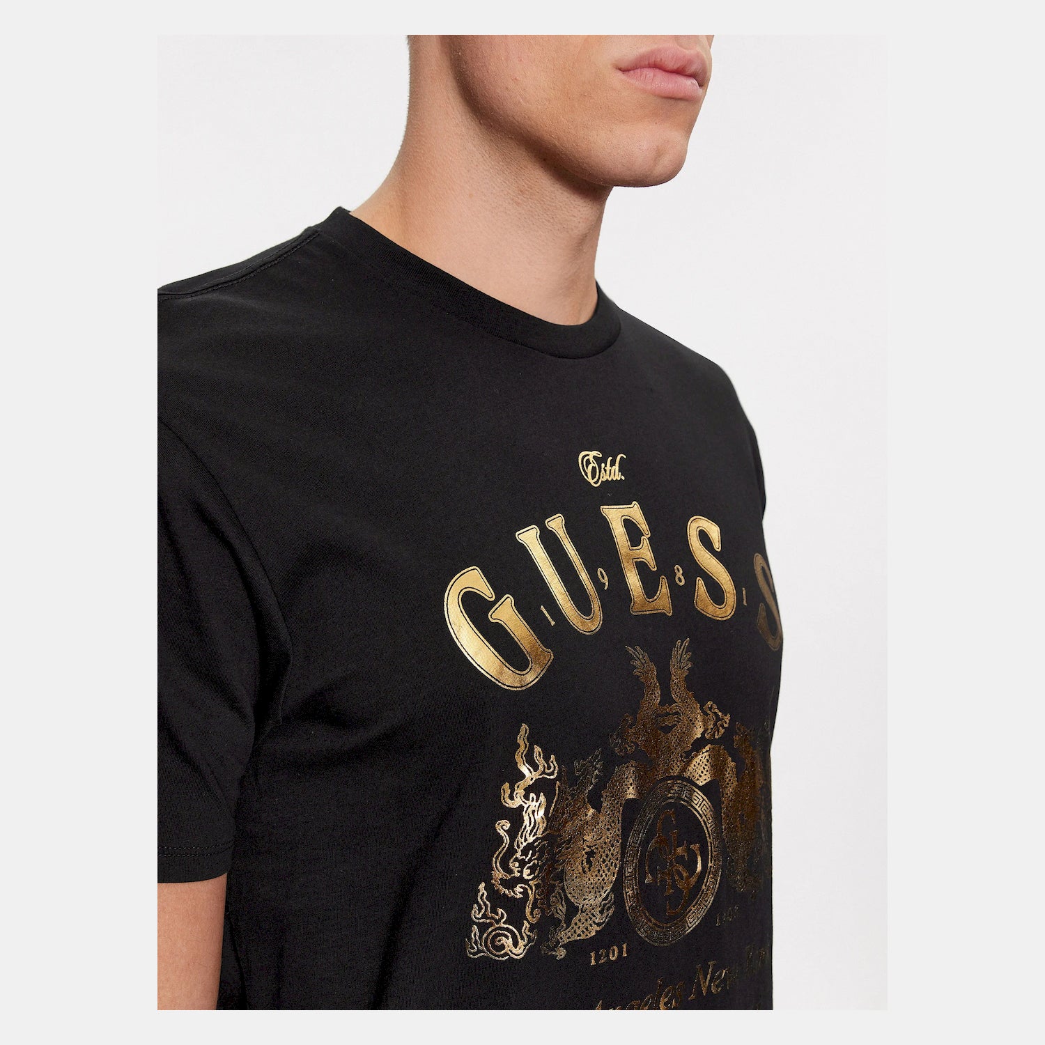 Guess T Shirt M4ri54 K9rm1 Black Preto_shot2