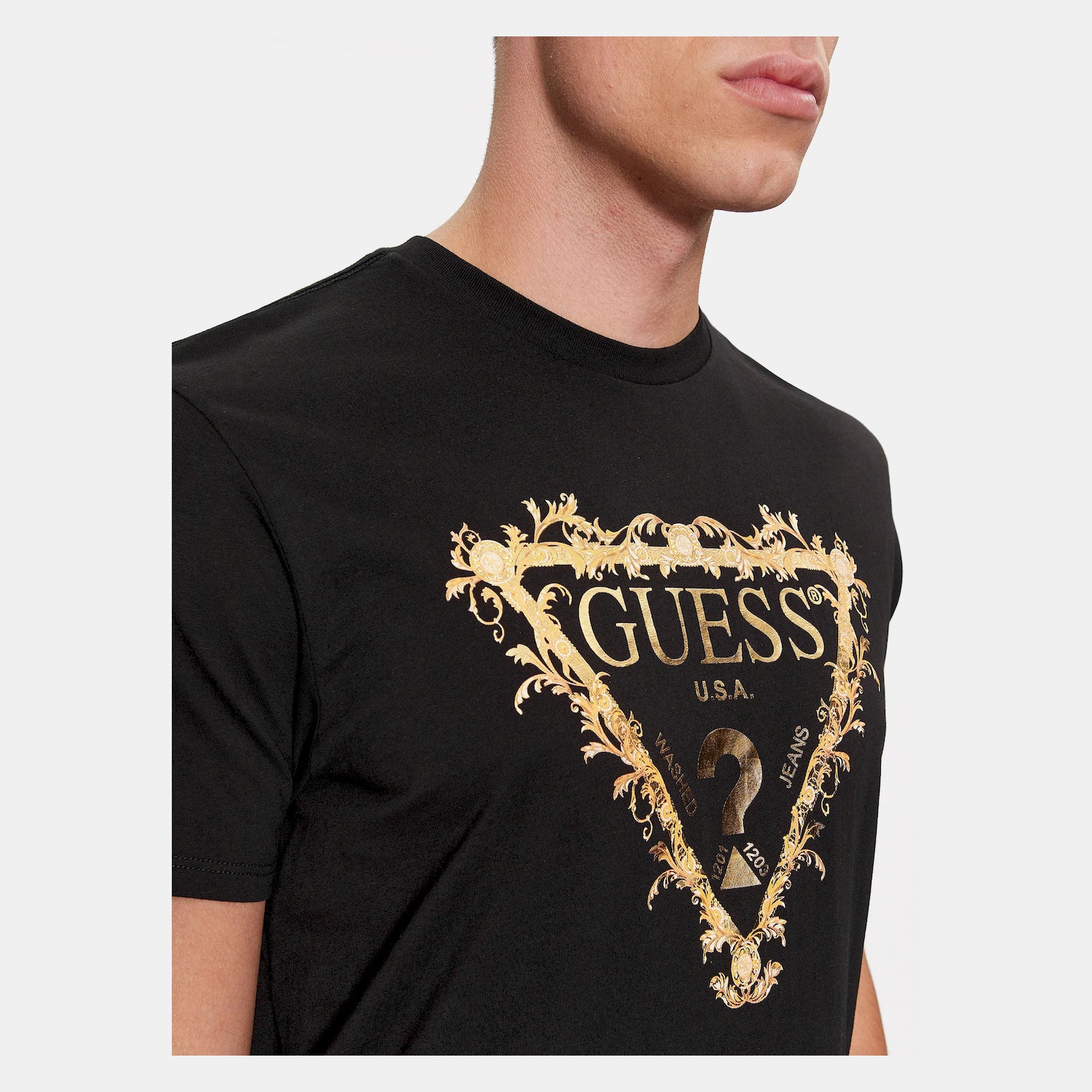 Guess T Shirt M4ri62 K9rm1 Black Preto_shot2