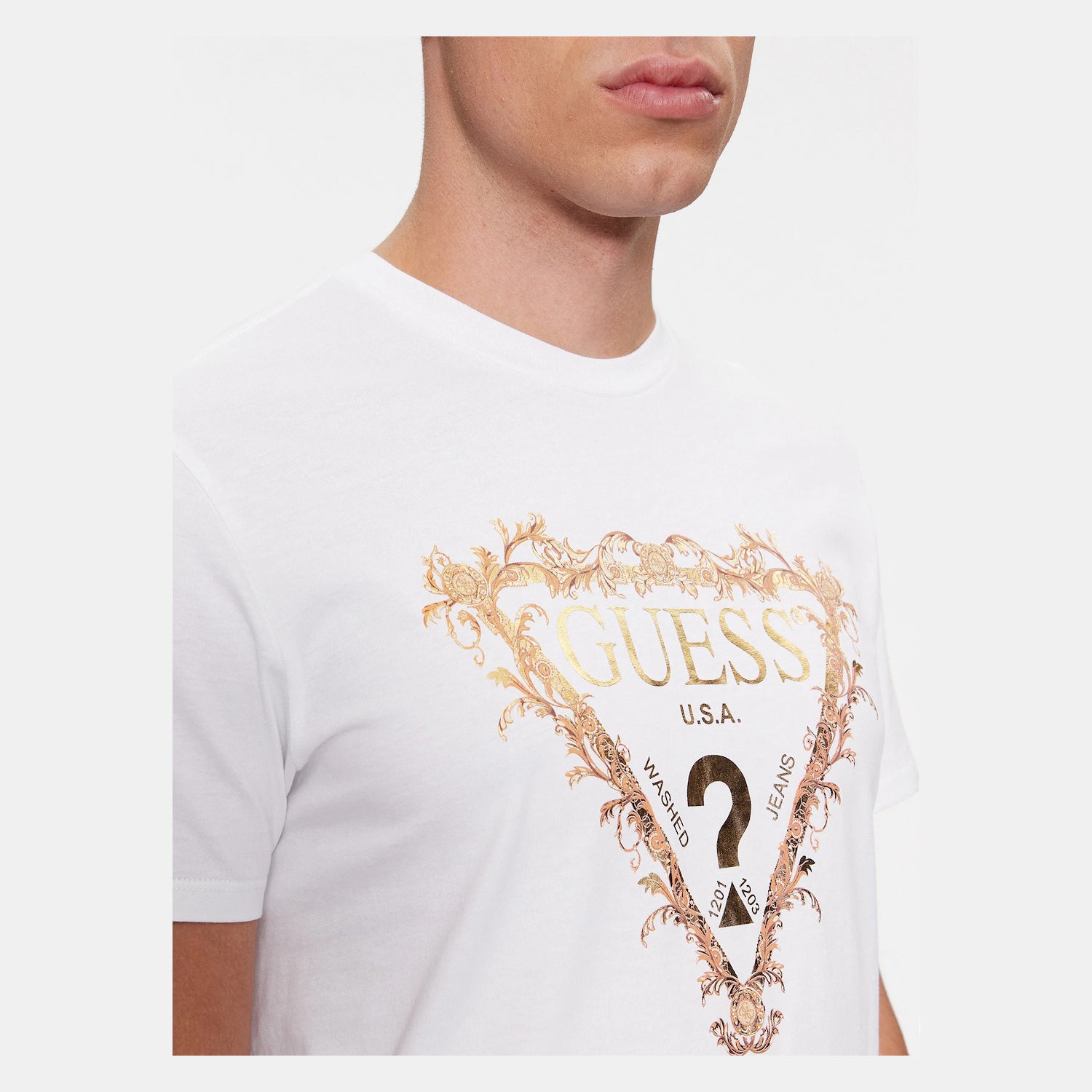 Guess T Shirt M4ri62 K9rm1 White Branco_shot2
