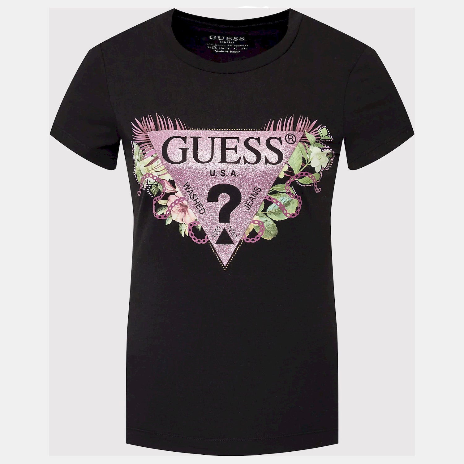 Guess T Shirt W2yi29 J1311 Black Preto_shot4