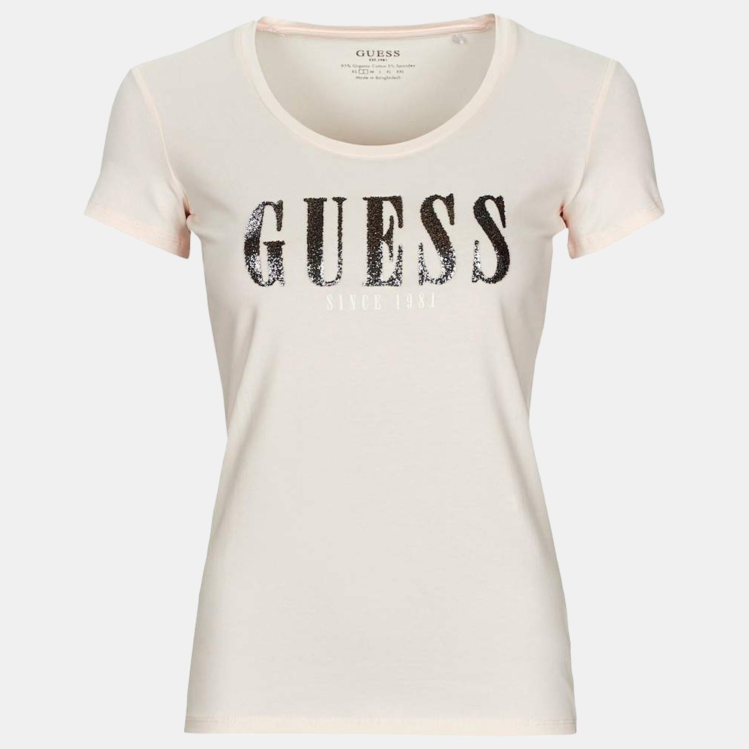 Guess T Shirt W2yi54 J1311 Cream Creme_shot2