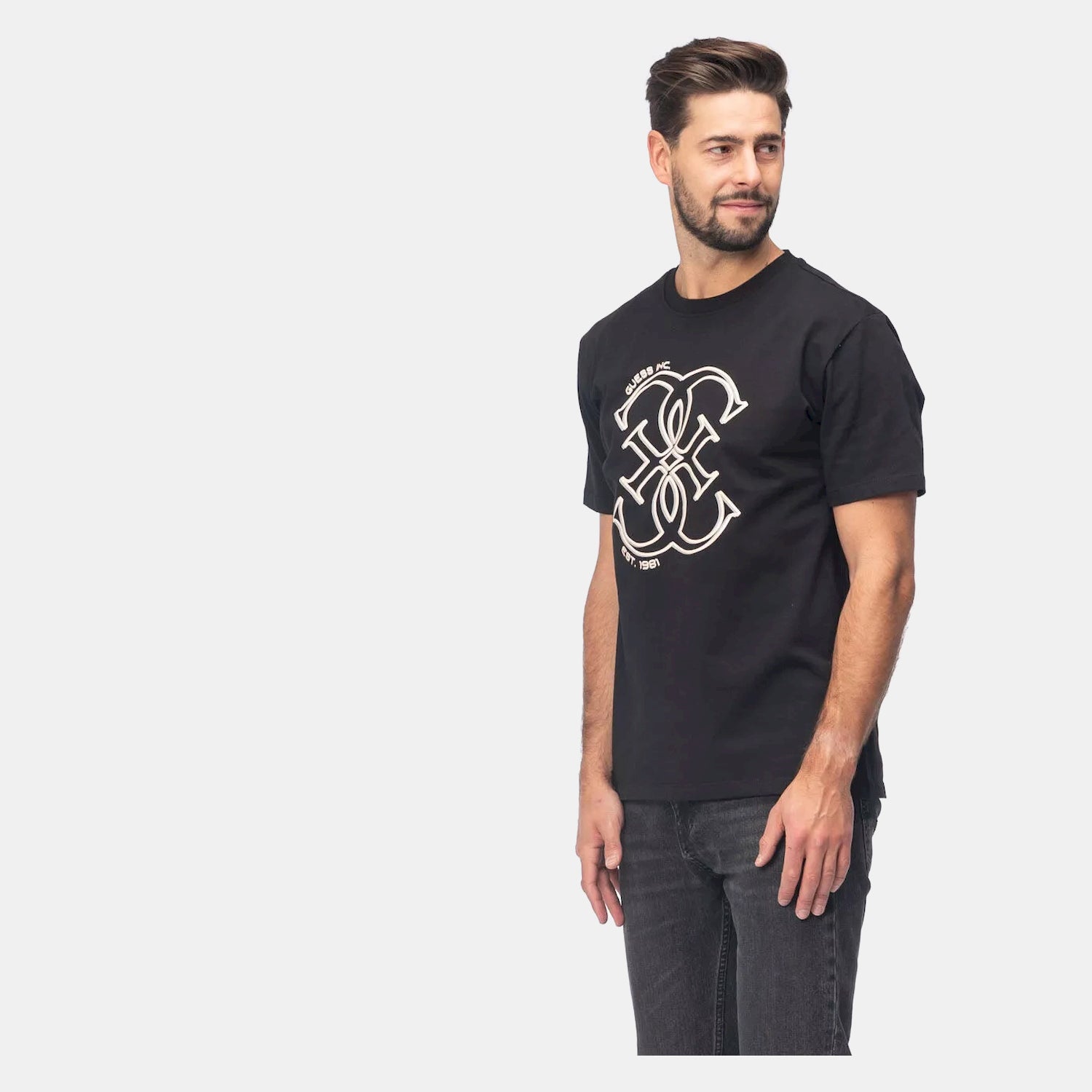 Guess T Shirt Z4ri01 I3z14 Black Preto_shot1