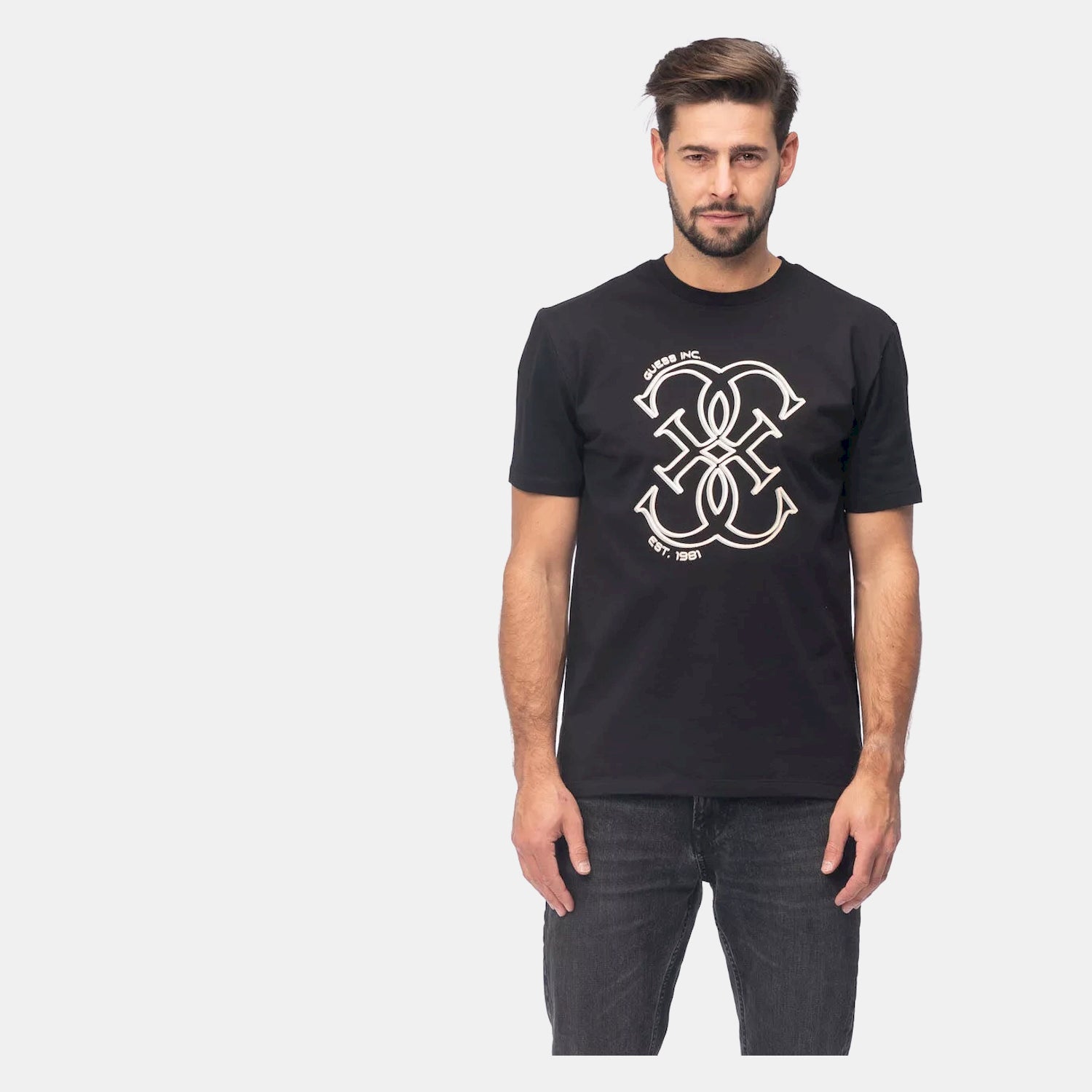 Guess T Shirt Z4ri01 I3z14 Black Preto_shot3