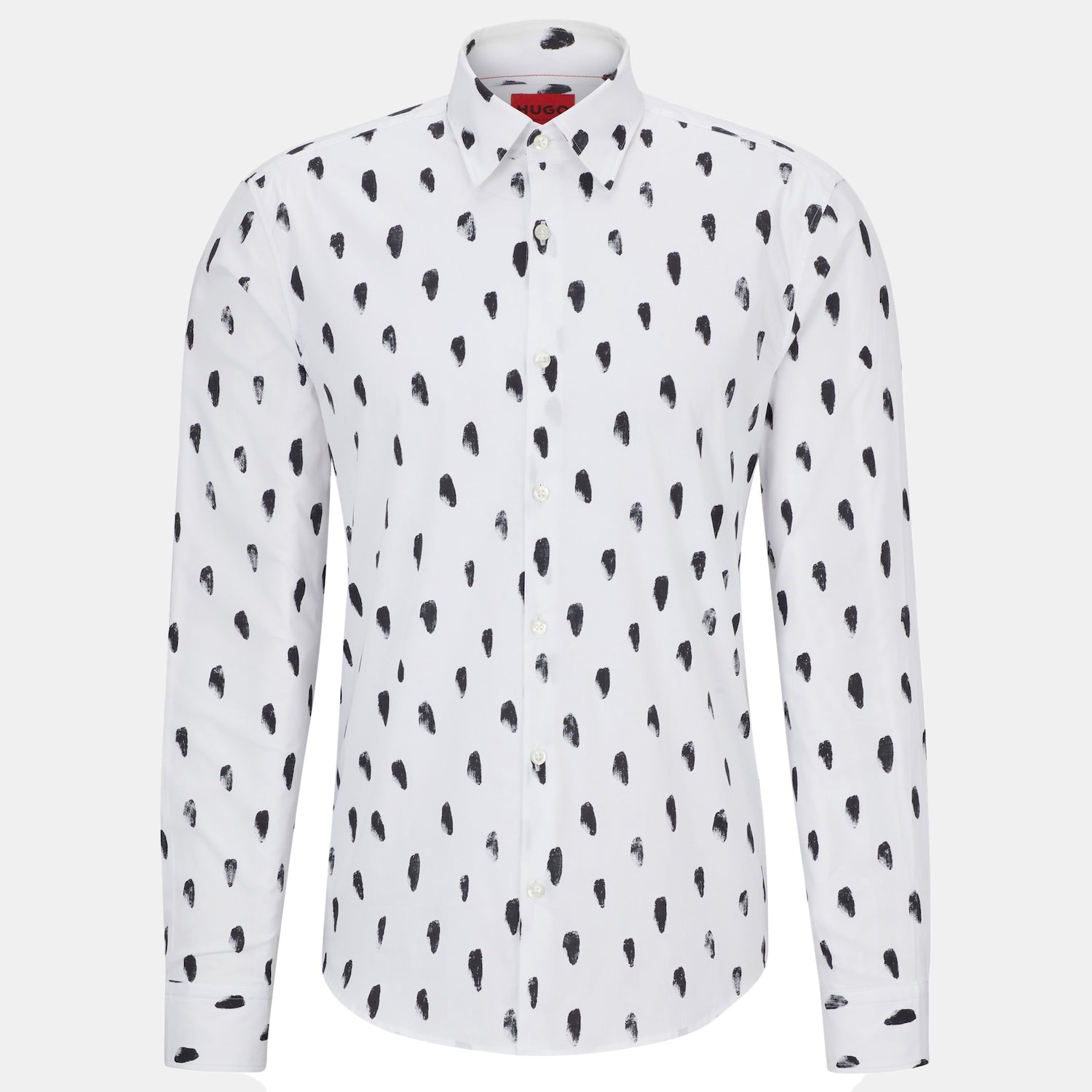 Hugo Camisa Shirt Ermo 50495871 White Branco_shot1