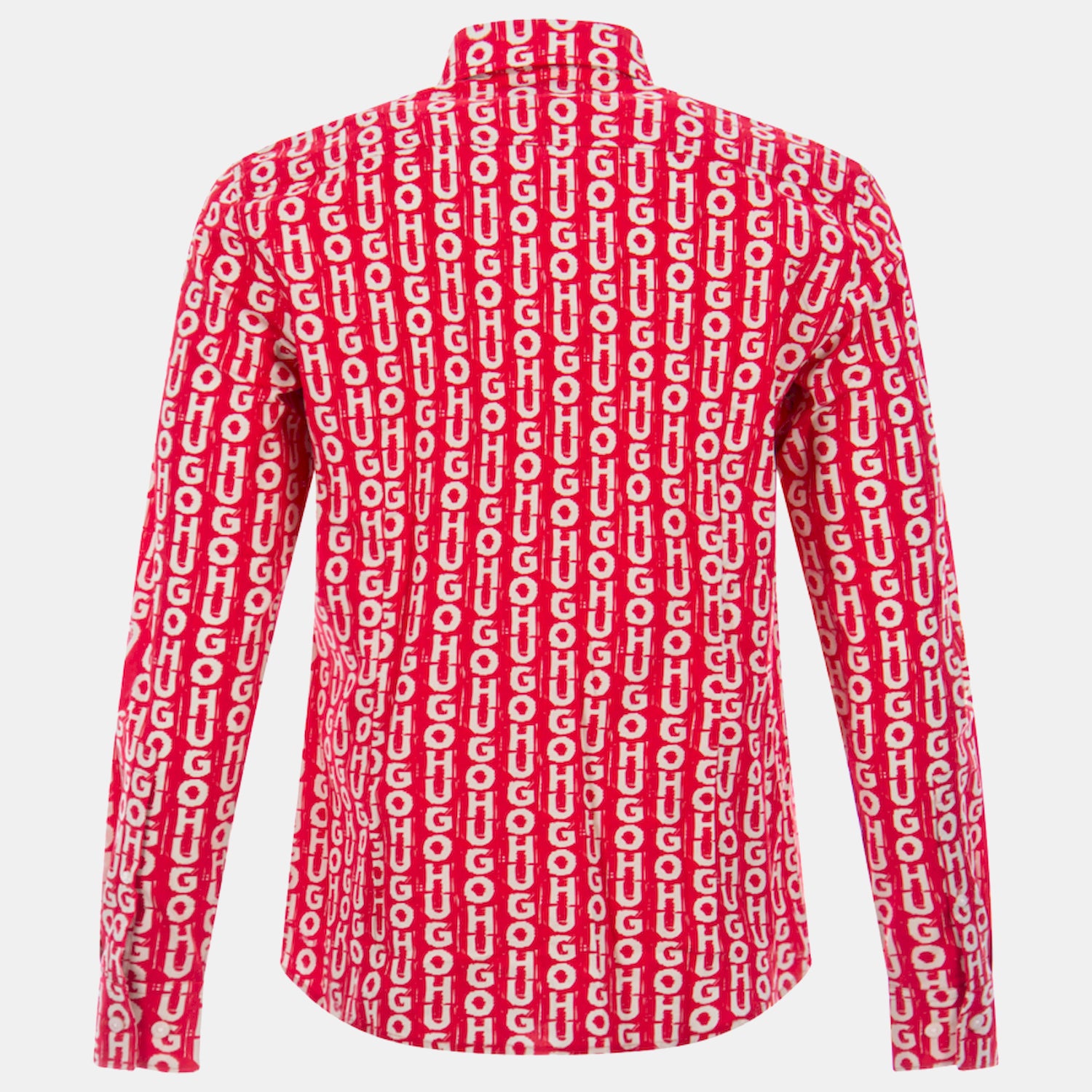 Hugo Camisa Shirt Ermo Red Multi Vermelho Multicolor_shot1
