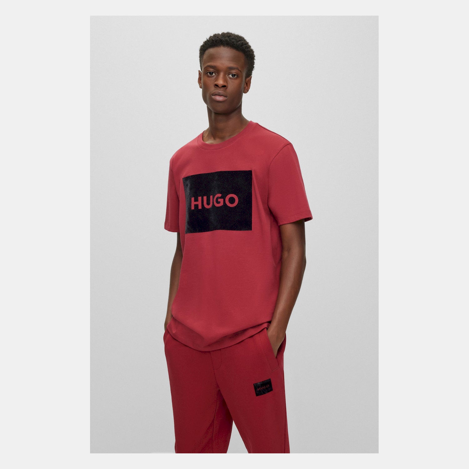 Hugo T Shirt Dulive V Red Vermelho_shot3