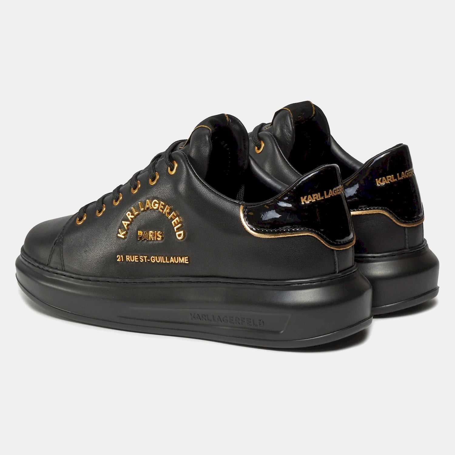 Karl Lagerfeld Sapatilhas Sneakers Shoes Kl52539 Triple Blk Preto_shot2