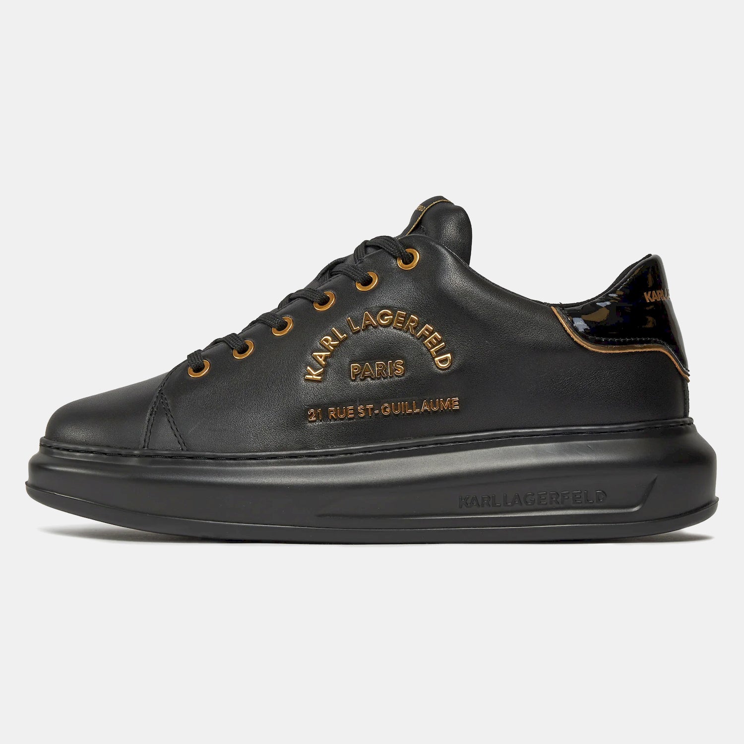 Karl Lagerfeld Sapatilhas Sneakers Shoes Kl52539 Triple Blk Preto_shot5