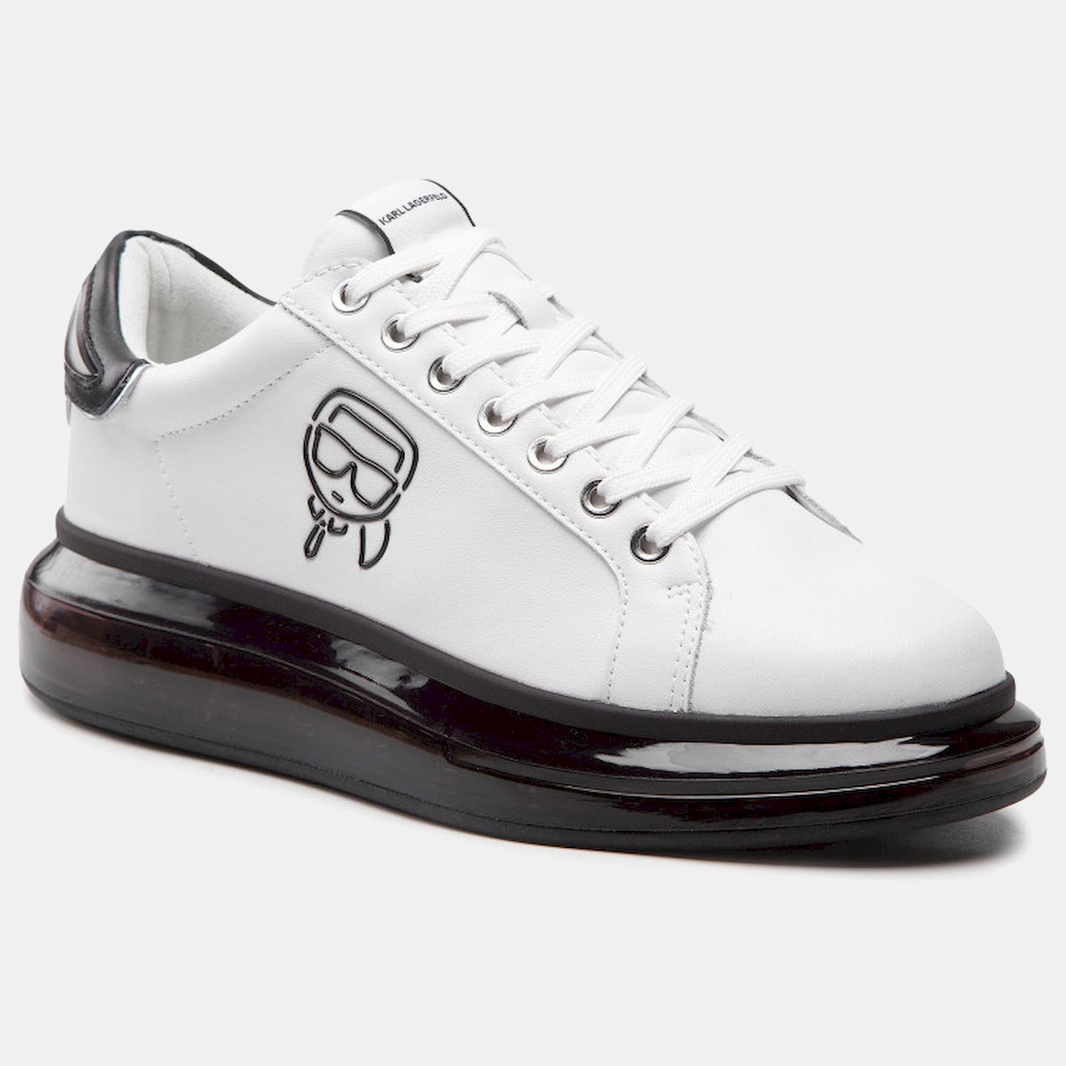 Karl Lagerfeld Sapatilhas Sneakers Shoes Kl52631 Whi Black Branco Preto_shot1