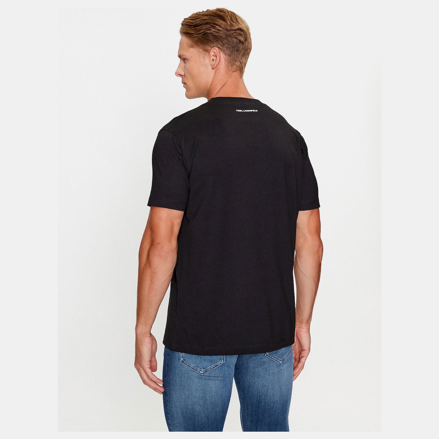 Karl Lagerfeld T Shirt Kl755061 Black Preto_shot1