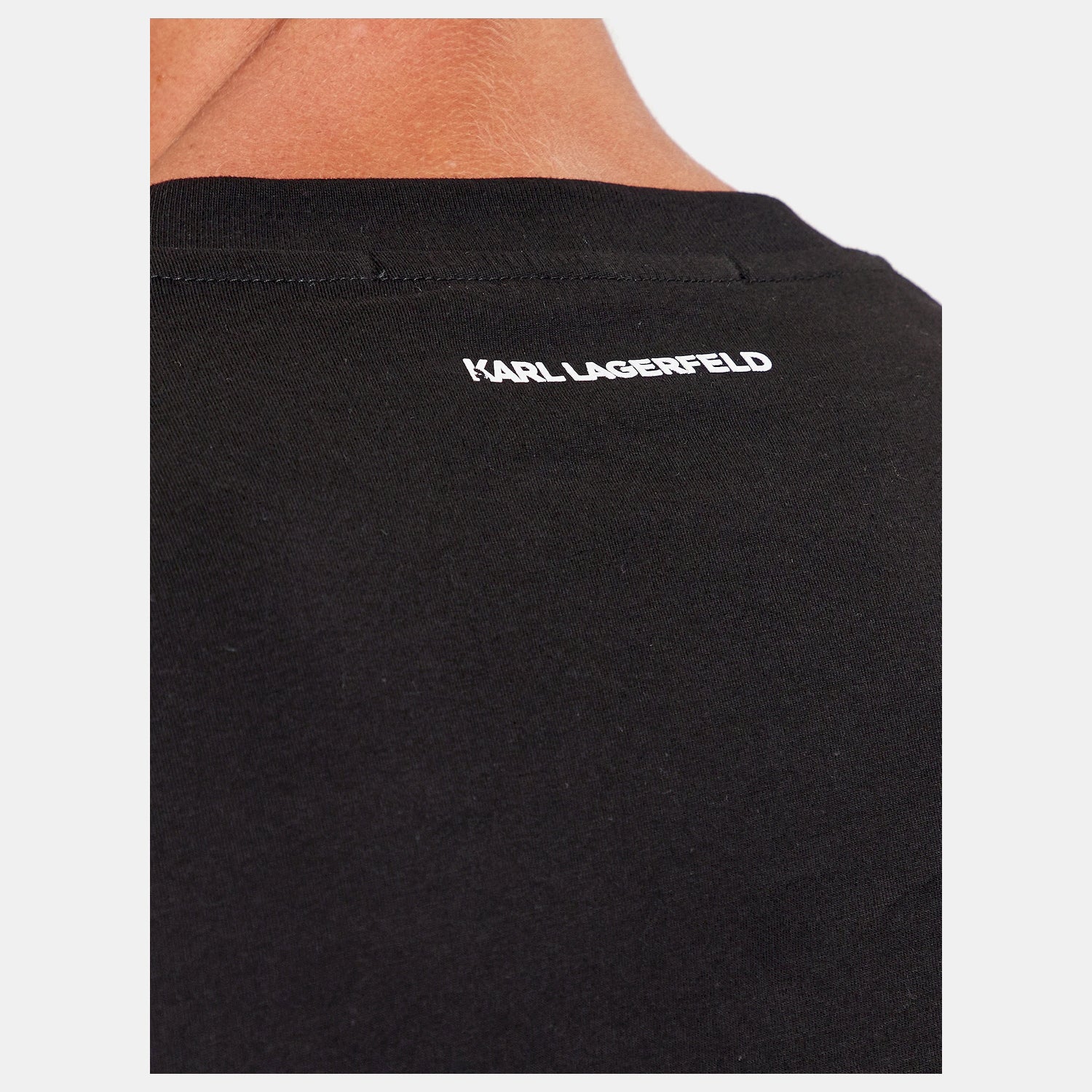 Karl Lagerfeld T Shirt Kl755061 Black Preto_shot3