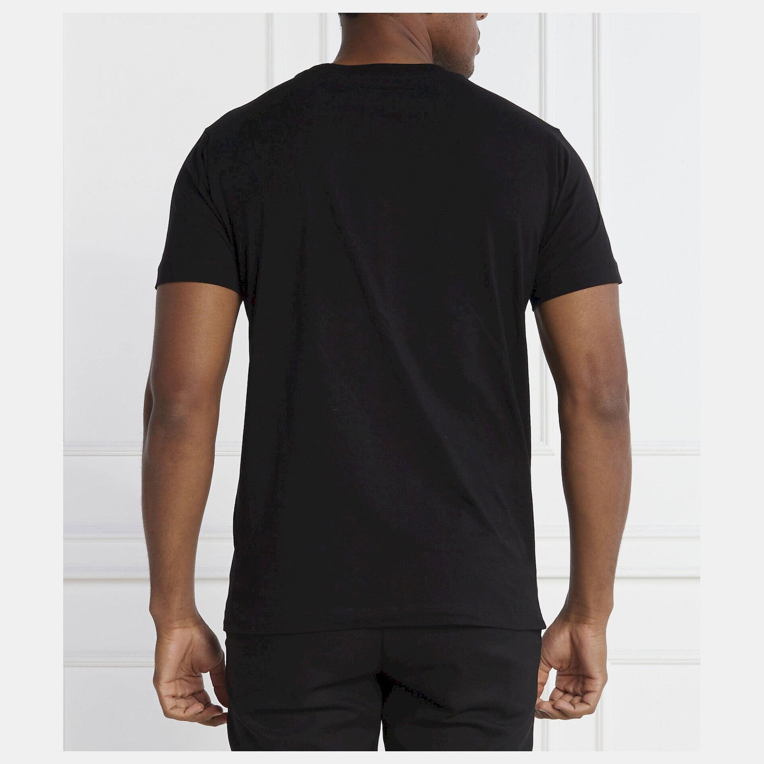 Karl Lagerfeld T Shirt Kl755064 Blk Gold Preto Ouro_shot2
