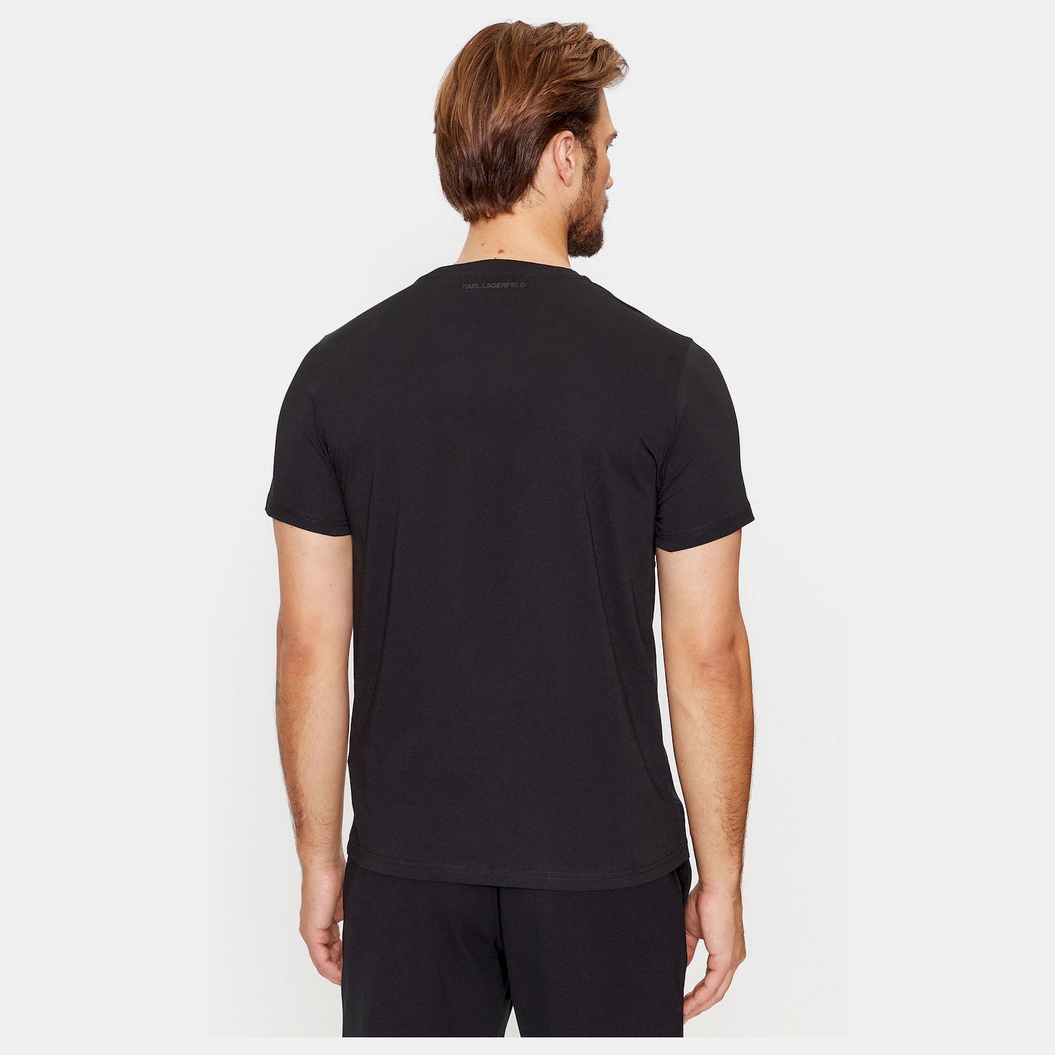 Karl Lagerfeld T Shirt Kl755071 Black Preto_shot1
