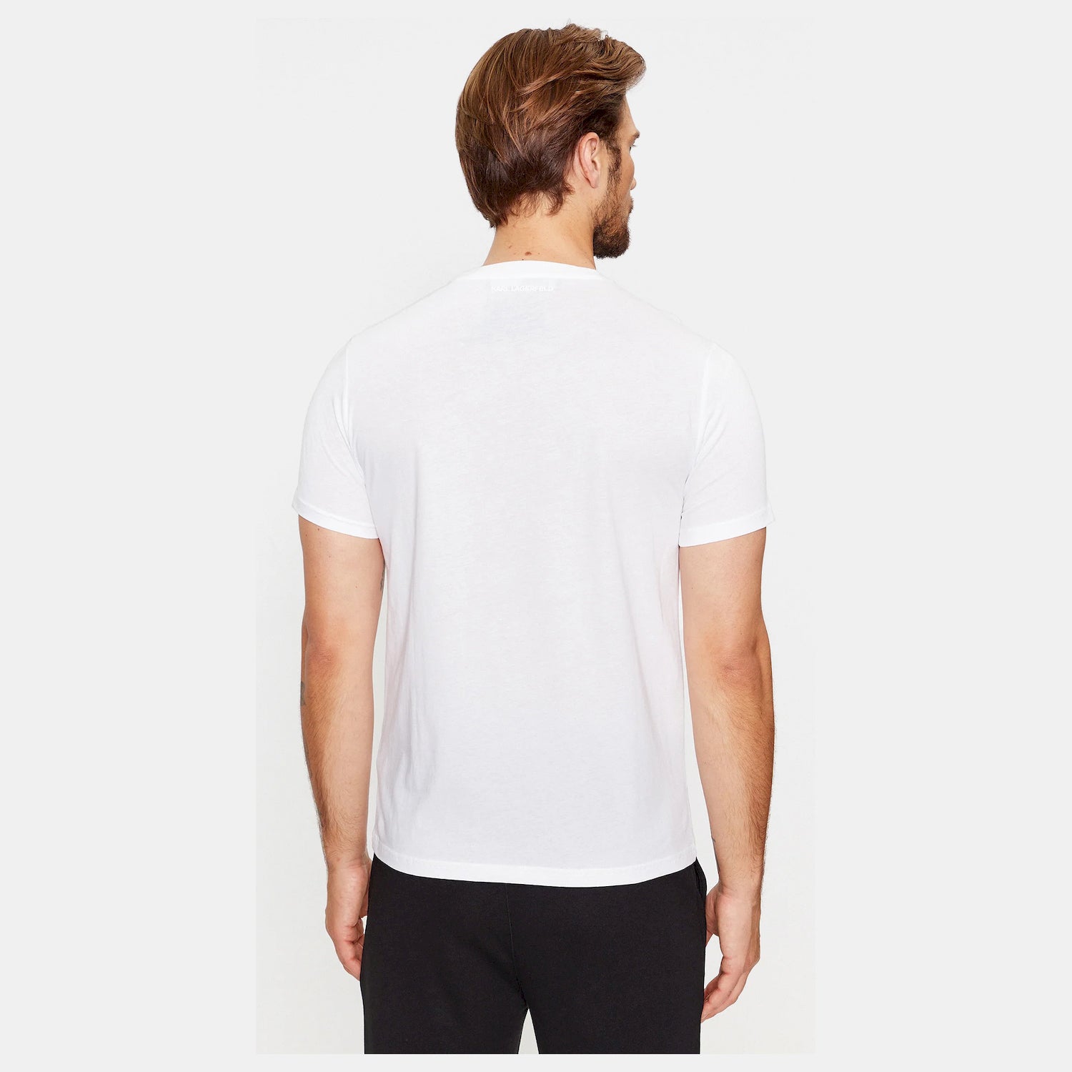 Karl Lagerfeld T Shirt Kl755071 White Branco_shot3