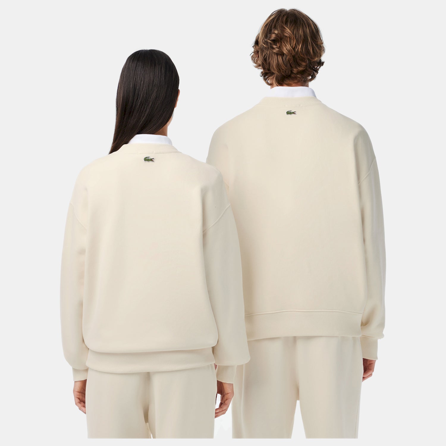 Lacoste Camisola Sweat Sh6405 Offwhite Branco_shot1