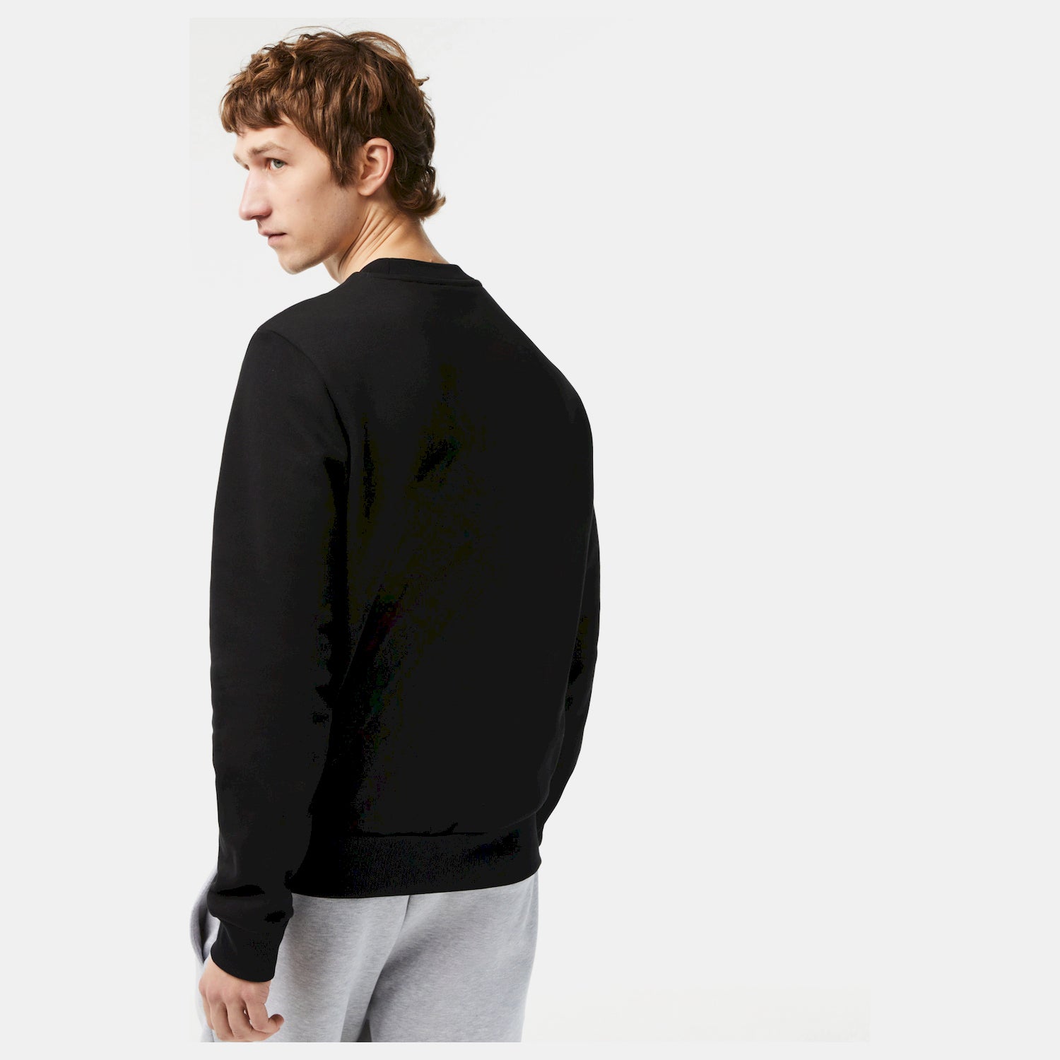 Lacoste Camisola Sweat Sh9608 Black Preto_shot2