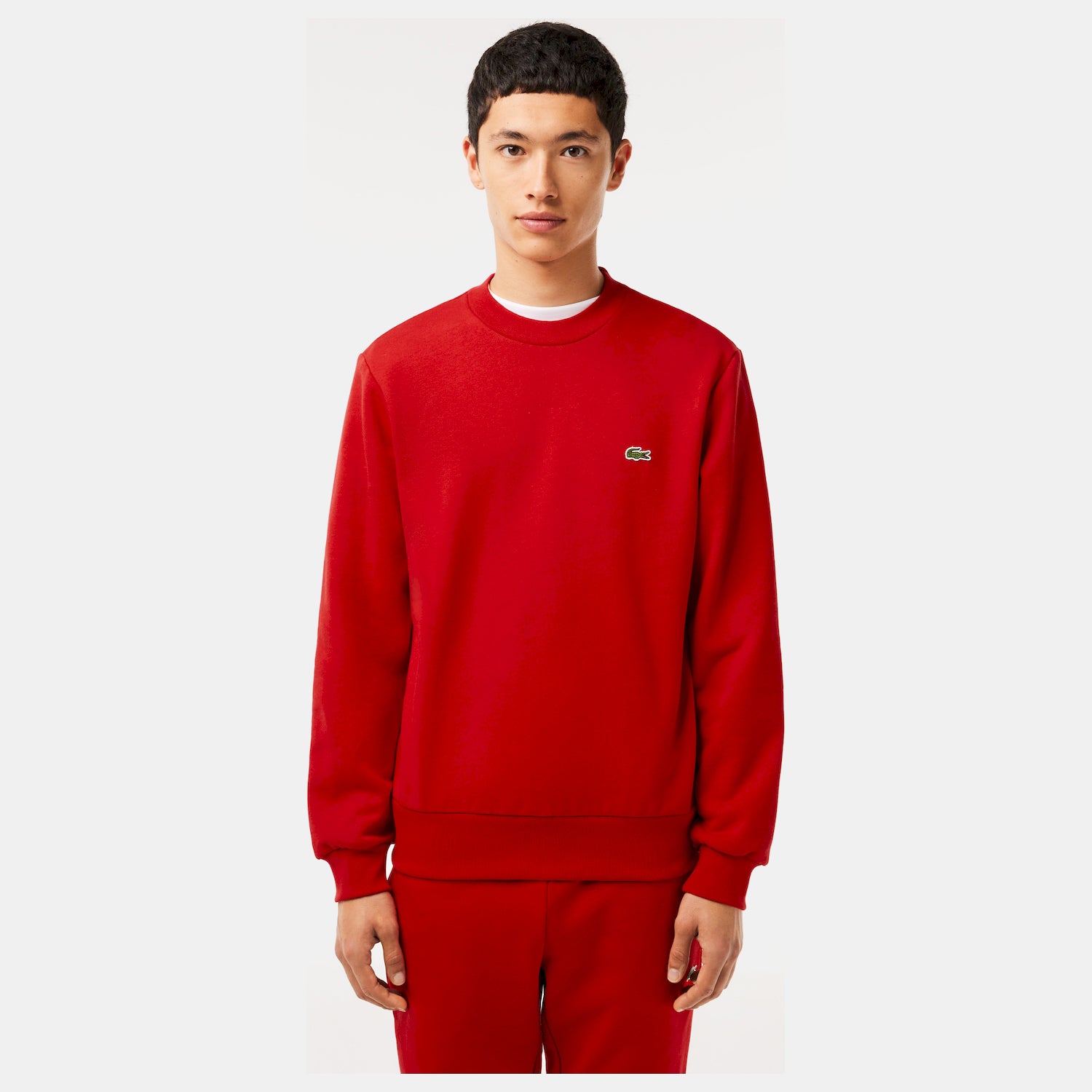 Lacoste Camisola Sweat Sh9608 Red Vermelho_shot1