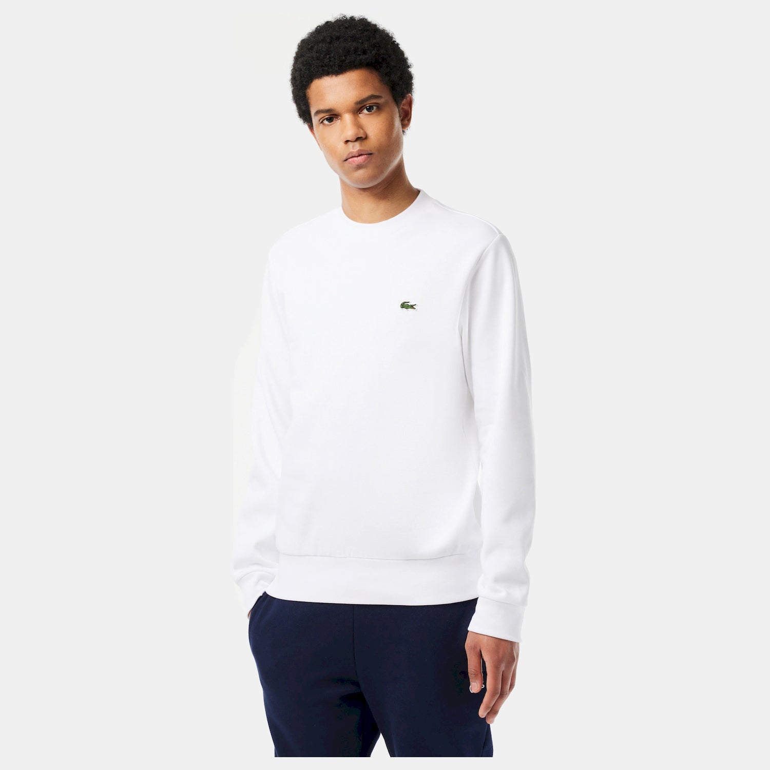 Lacoste Camisola Sweat Sh9608 White Branco_shot1