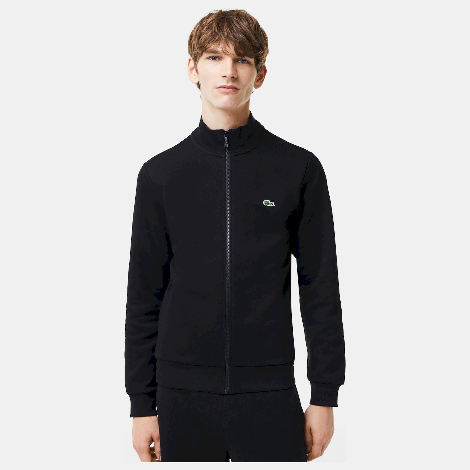 Lacoste Casaco Training Sweat Training Sh9622 Black Preto_shot1