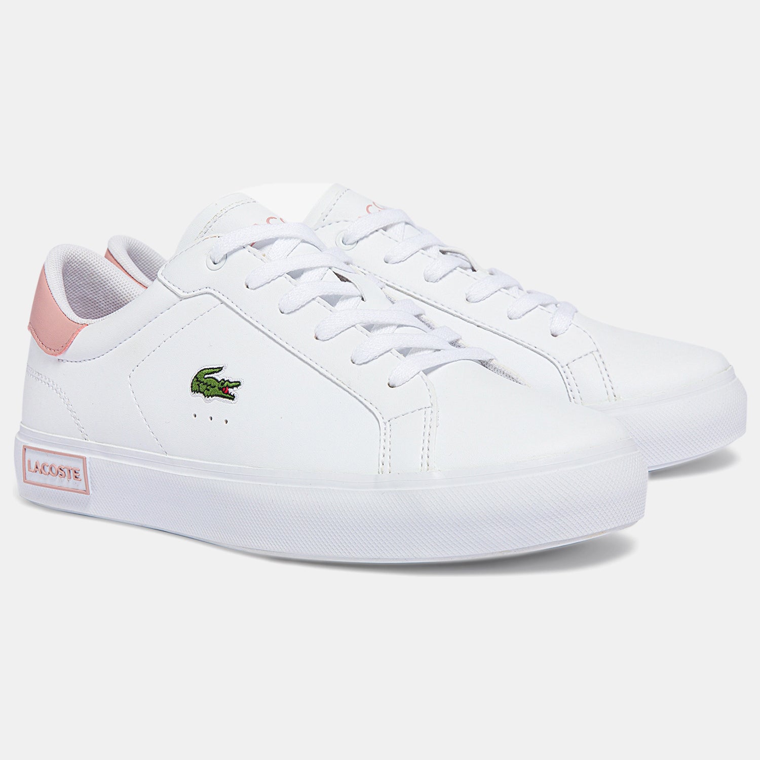 Lacoste Sapatilhas Sneakers Shoes J Powercourt Whi Pink Branco Rosa_shot2