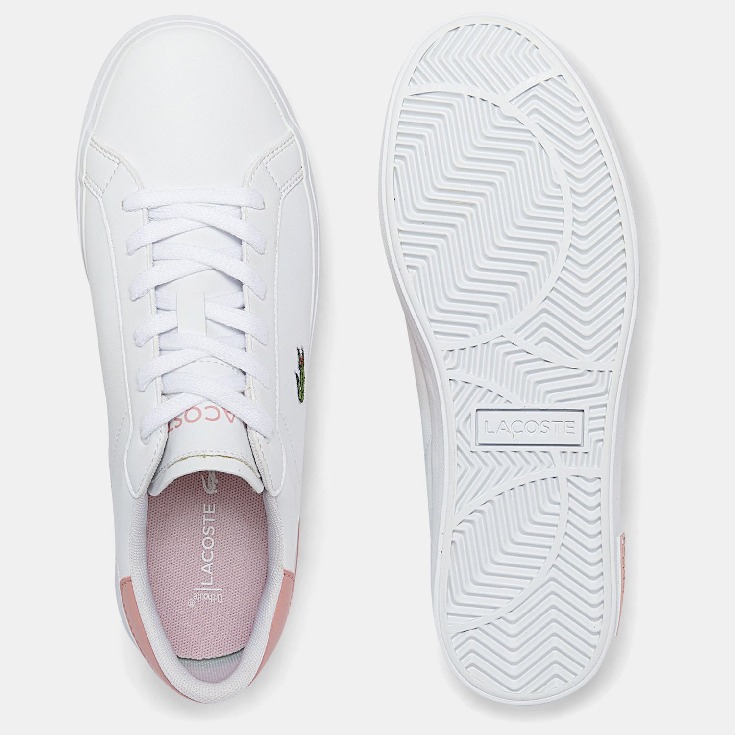 Lacoste Sapatilhas Sneakers Shoes J Powercourt Whi Pink Branco Rosa_shot4