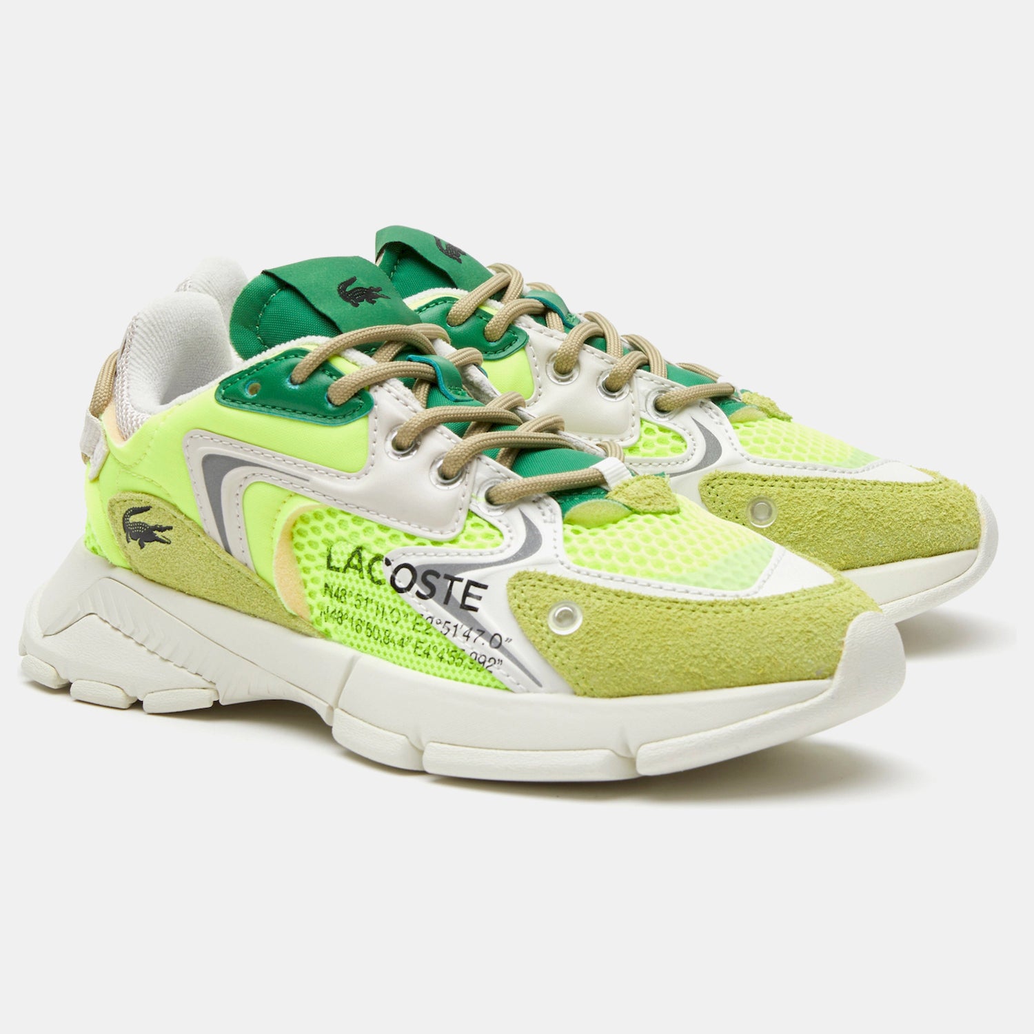 Lacoste Sapatilhas Sneakers Shoes L003 Yellow Whi Amarelo Branco_shot2