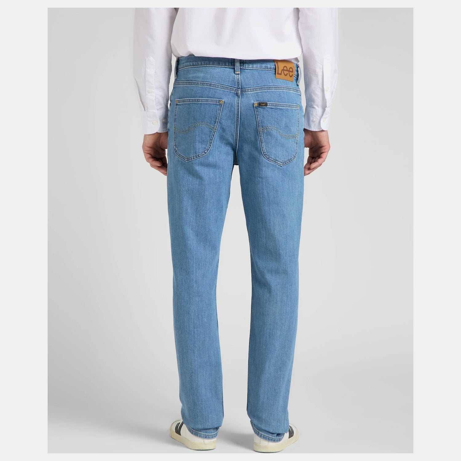 Lee Calcas Trousers El452px66 Med. Wash Medium Wash_shot4