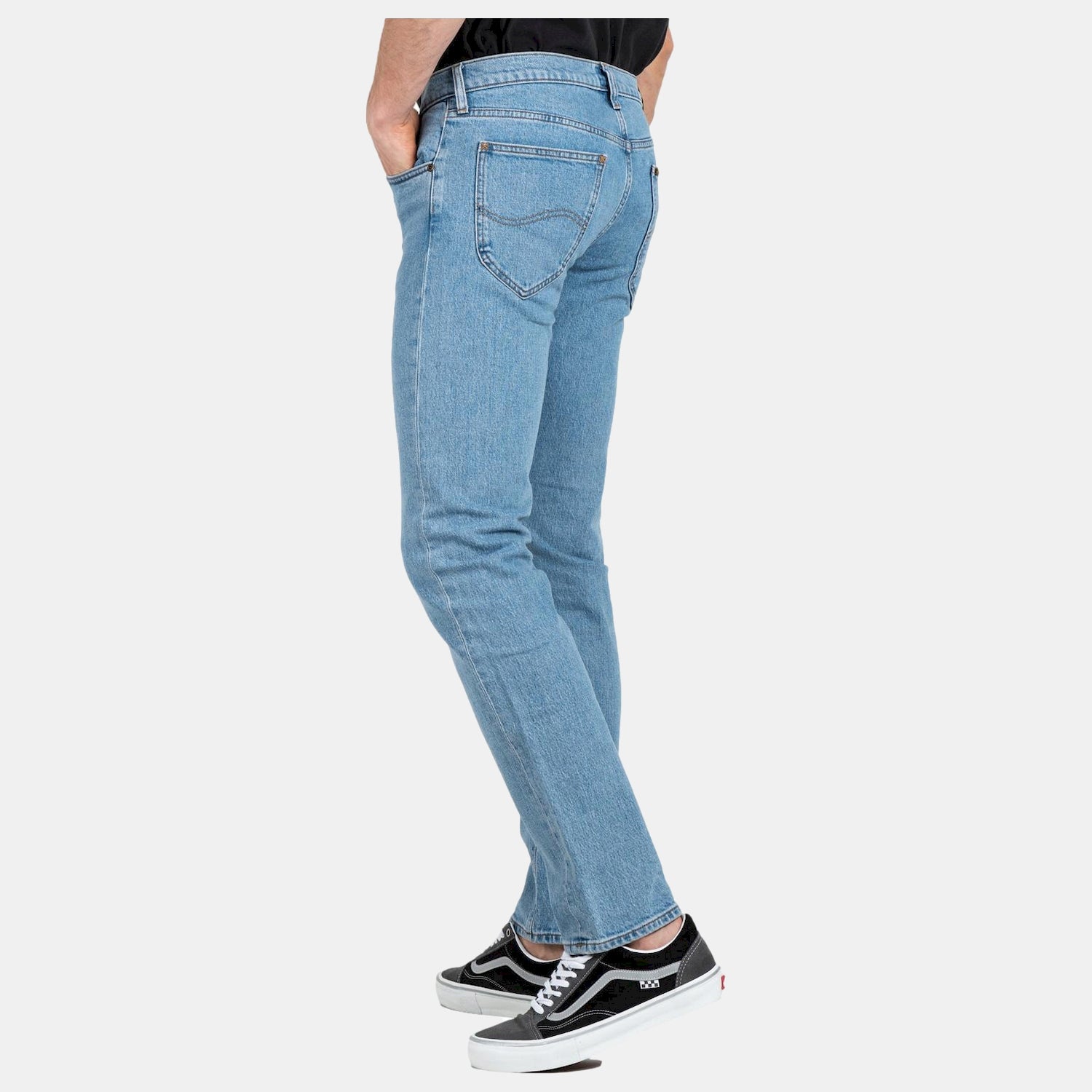 Lee Calcas Trousers El707mwc01 Light Wash Light Wash_shot2