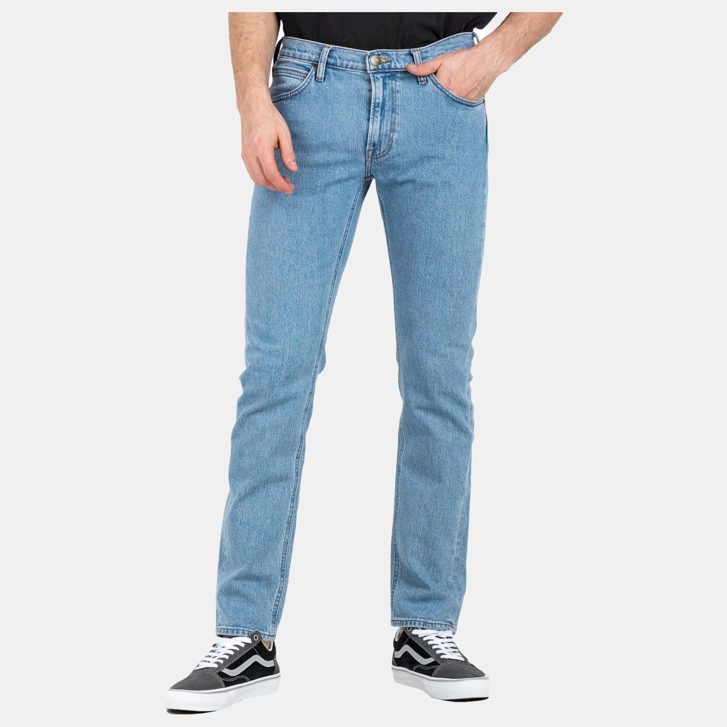 Lee Calcas Trousers El707mwc01 Light Wash Light Wash_shot5