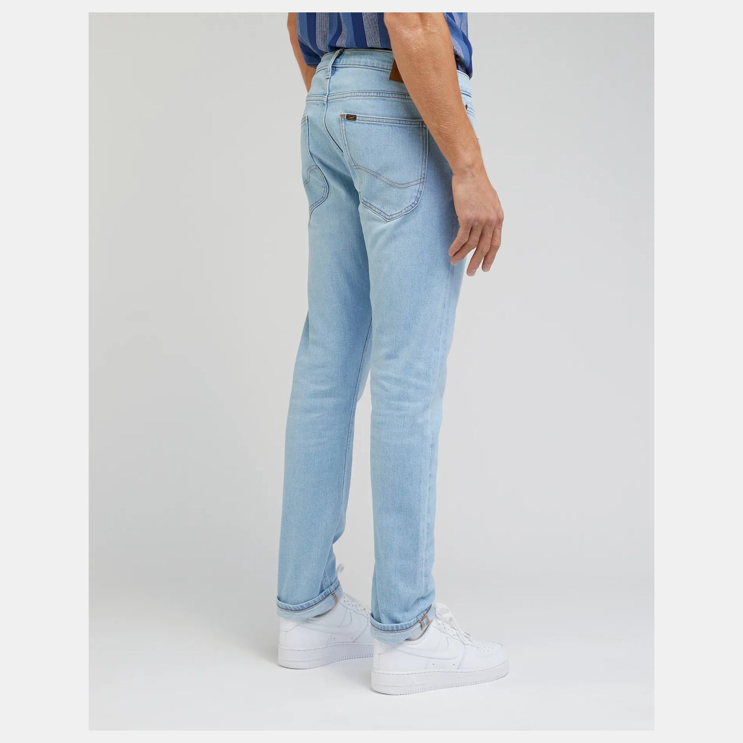 Lee Calcas Trousers El719icc Light Wash Light Wash_shot2