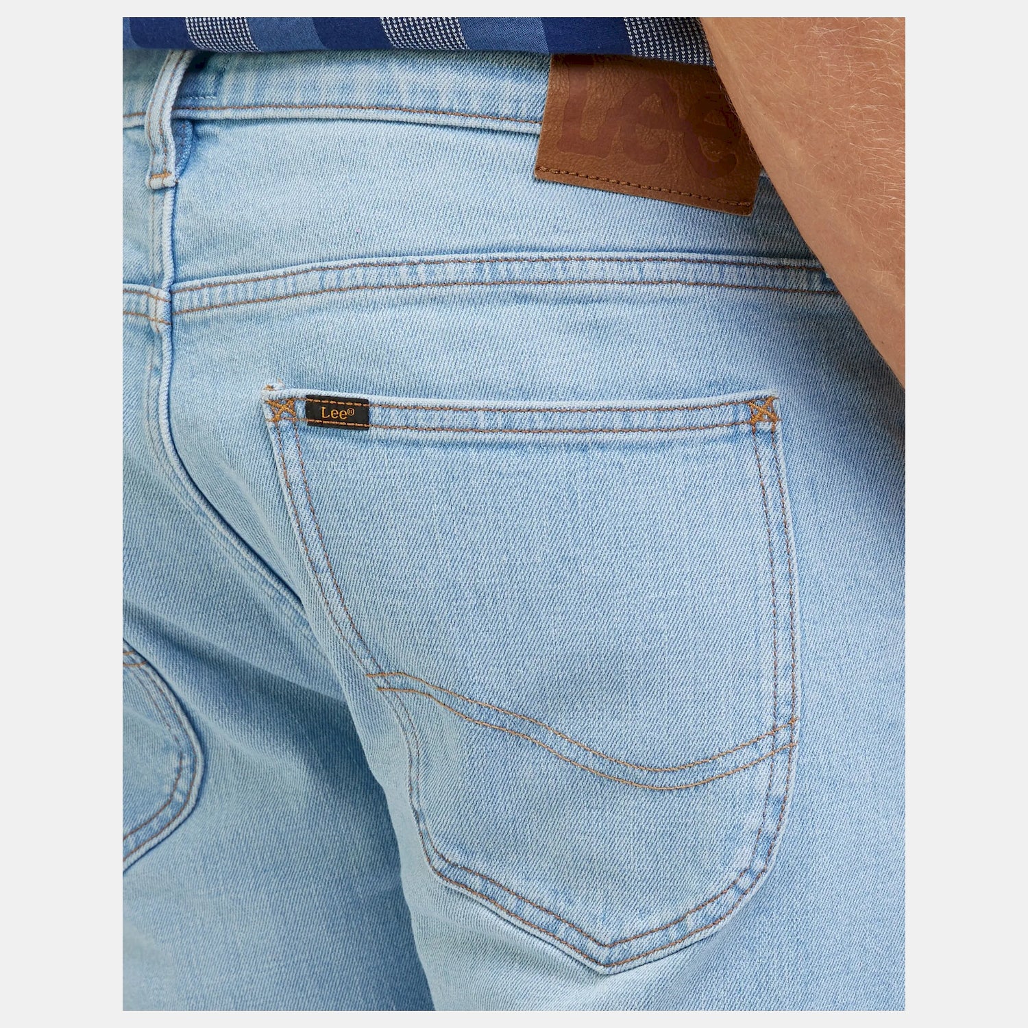 Lee Calcas Trousers El719icc Light Wash Light Wash_shot4