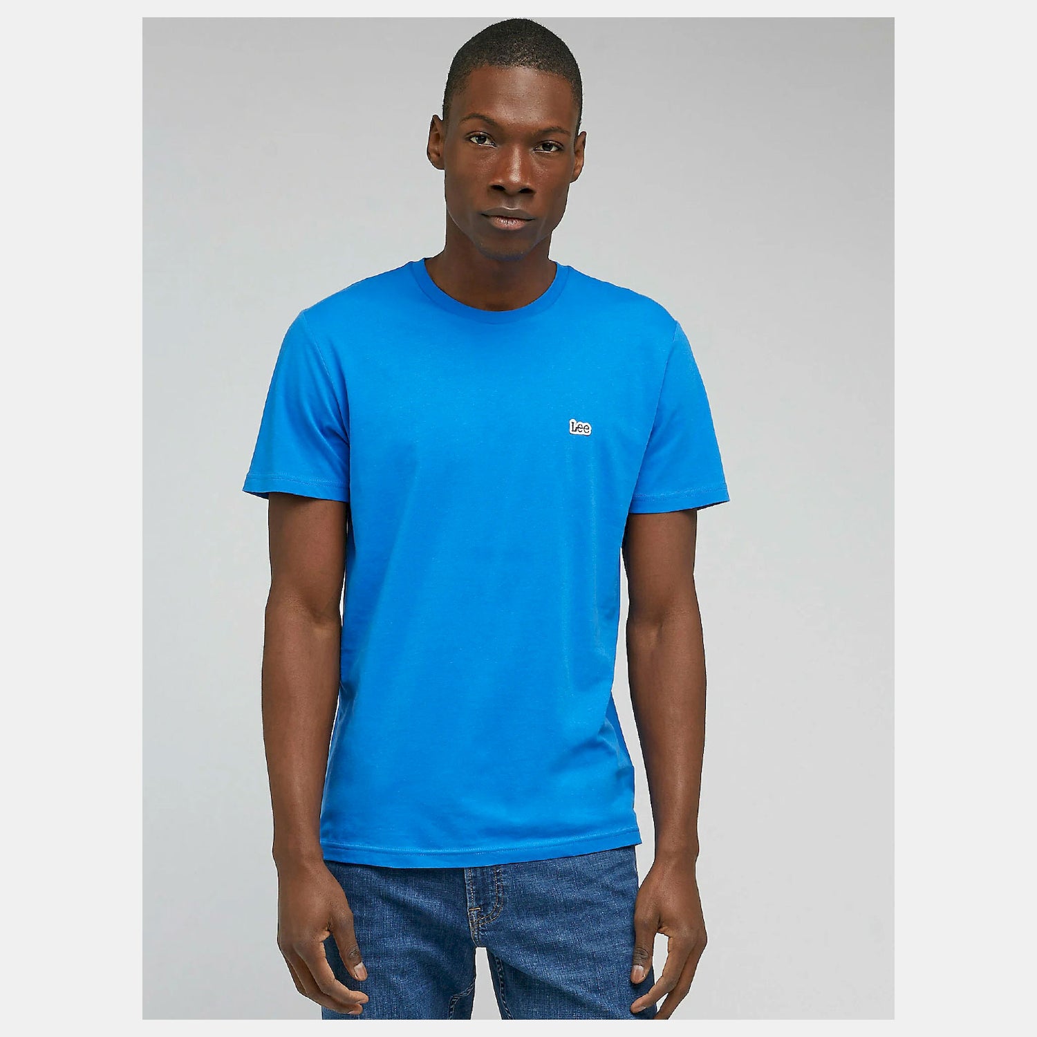 Lee T Shirt El60ufqa Blue Azul_shot3