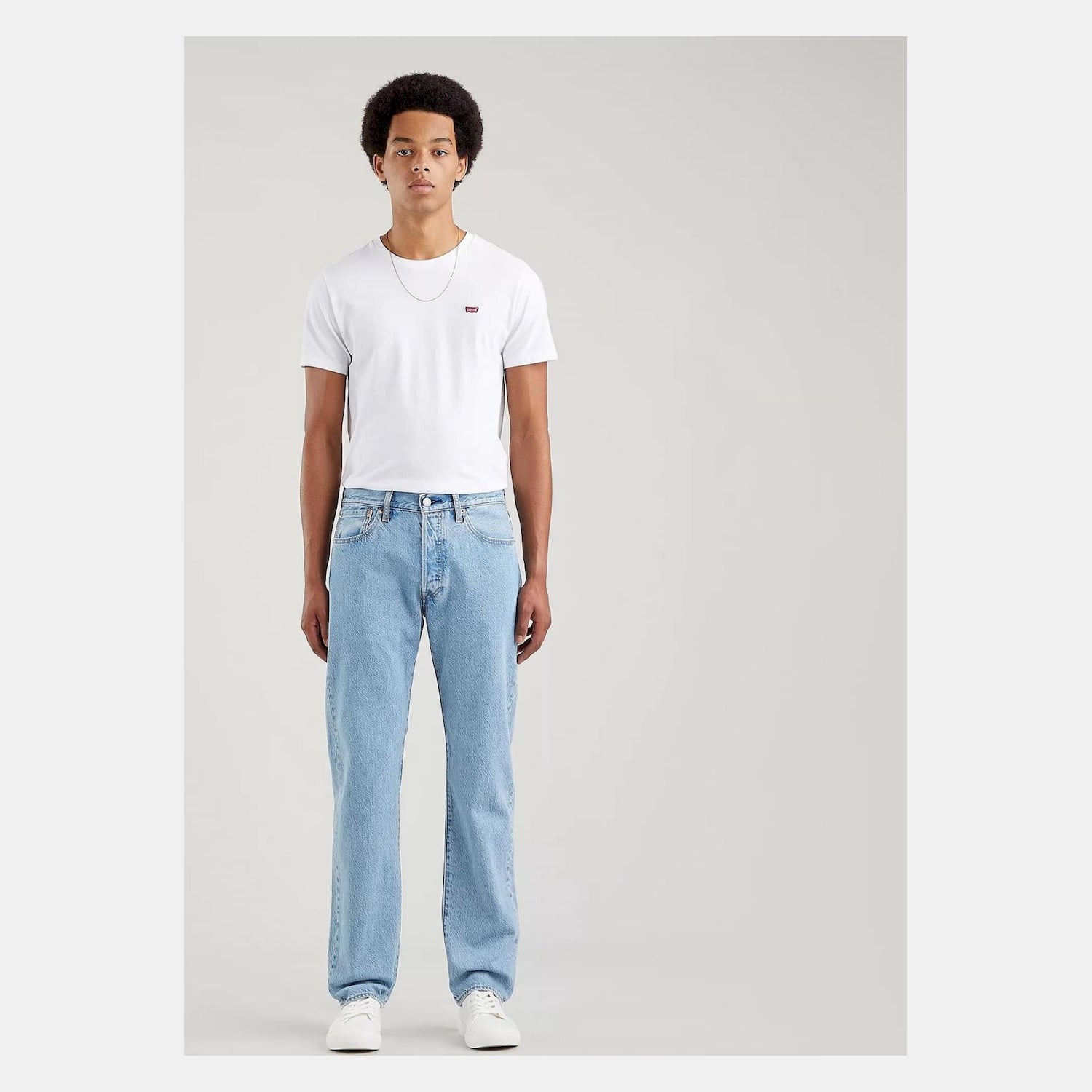 Levis Calcas Trousers 00501 3286 Light Wash Light Wash_shot1