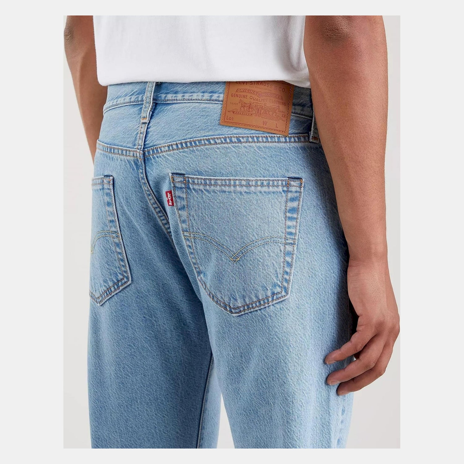 Levis Calcas Trousers 00501 3286 Light Wash Light Wash_shot2