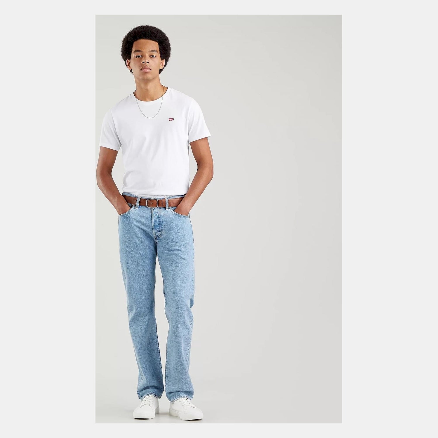 Levis Calcas Trousers 00501 3286 Light Wash Light Wash_shot3