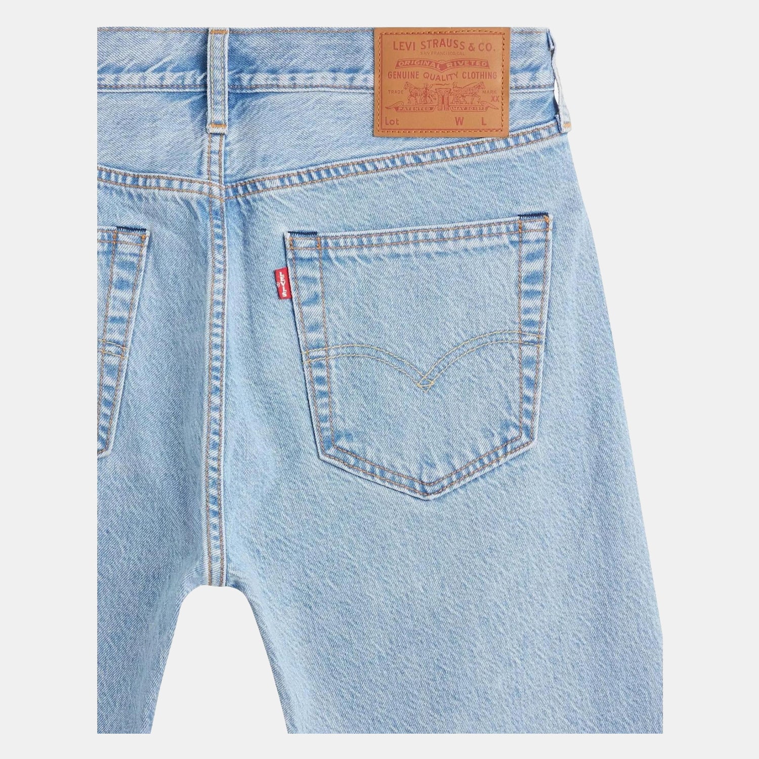 Levis Calcas Trousers 00501 3286 Light Wash Light Wash_shot6