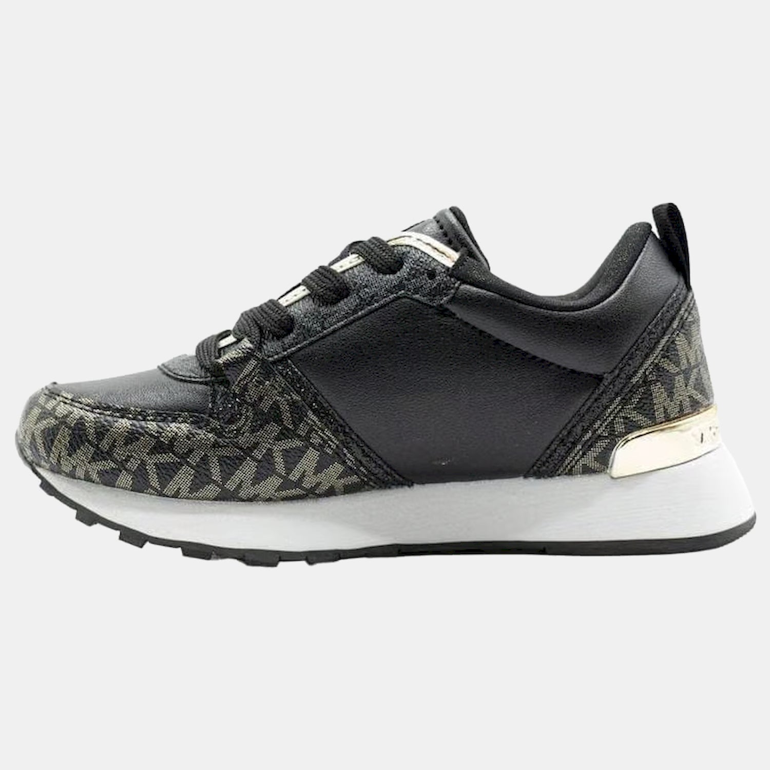 Michael Kors Sapatilhas Sneakers Shoes Billie Dash Blk Gold Preto Ouro_shot2